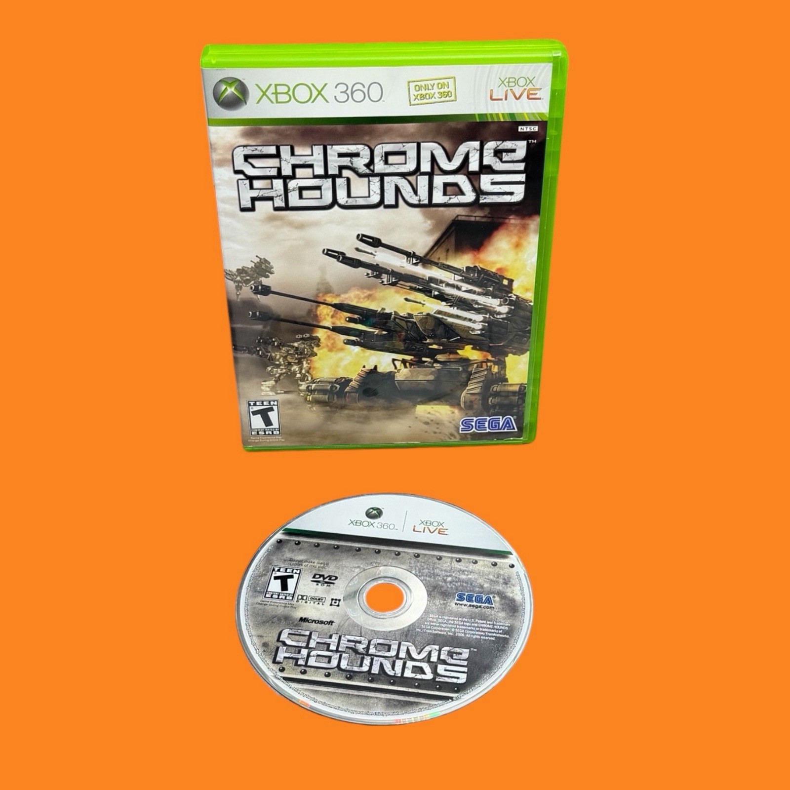 Mint💿! Chrome Hounds NO MANUAL Xbox 360 VG Refurbished + 1yr Warranty