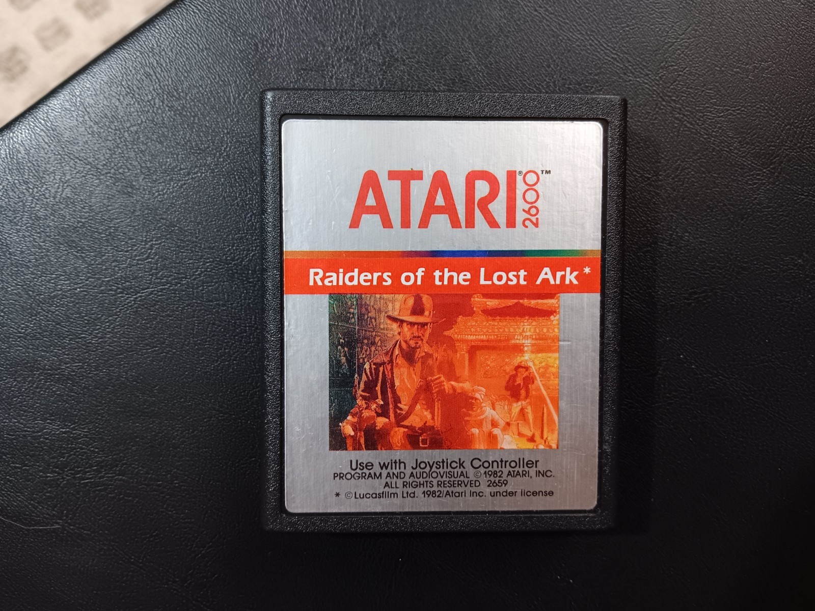 Atari 2600 Indiana Jones Raiders Of The Lost Ark Game Cartridge 2659 Tested 1982