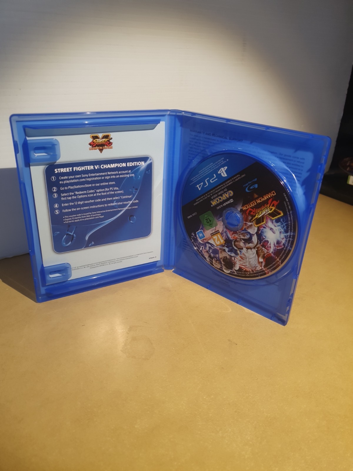 Street Fighter V : 5 Champion Edition Sony PS4 PAL RARE AUS Artwork OOP