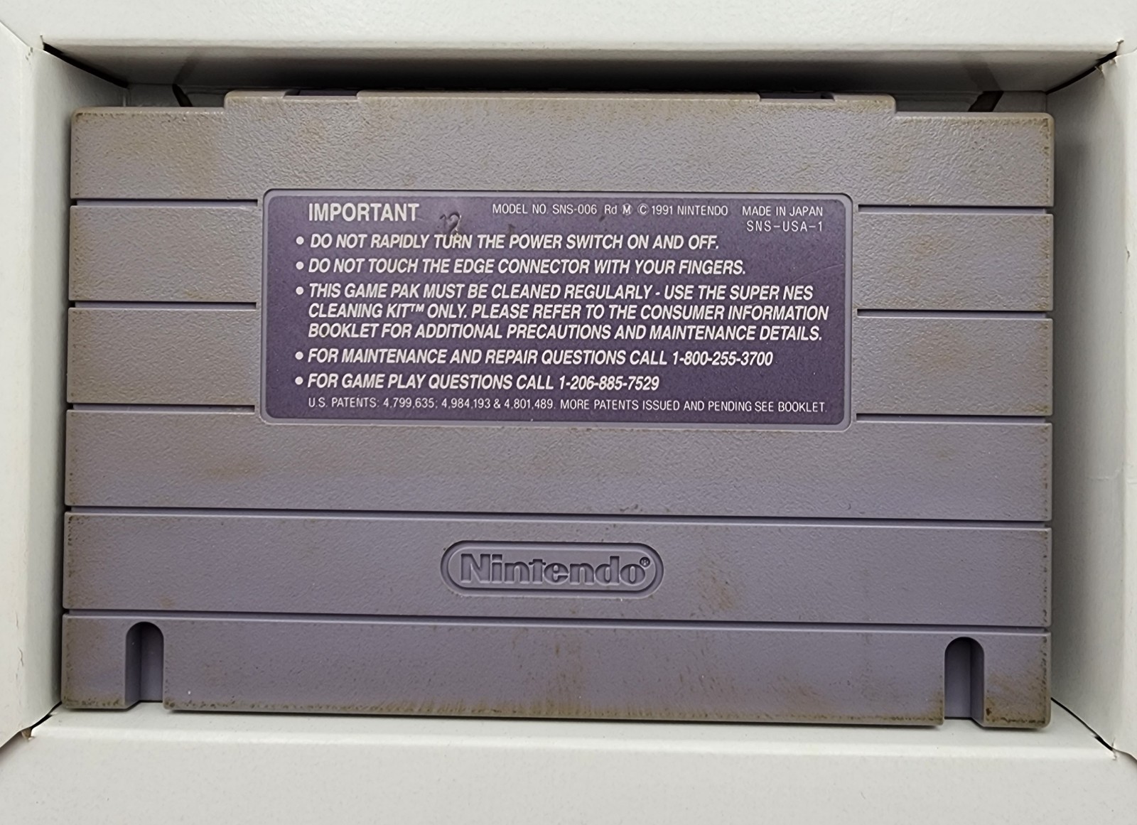 SNES Dennis The Menace (Super Nintendo) CIB Complete *Damaged Manual – Worn Cart