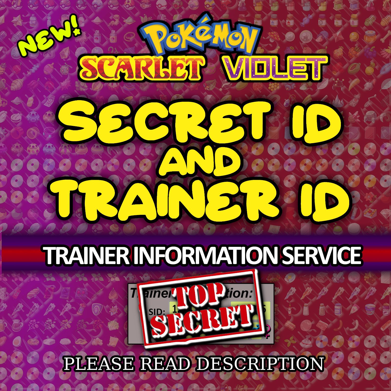 Pokemon Scarlet Violet – Trainer ID (TID) and Secret ID (SID)