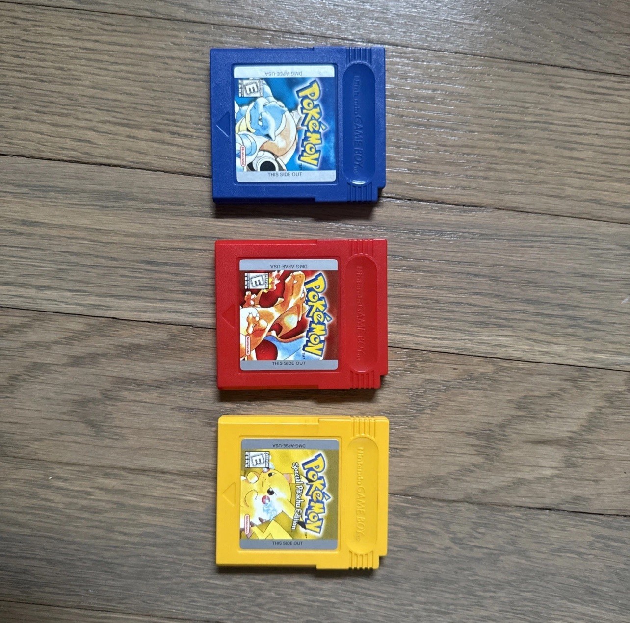 Pokemon Yellow,Red & Blue Nintendo Gameboy | AUTHENTIC