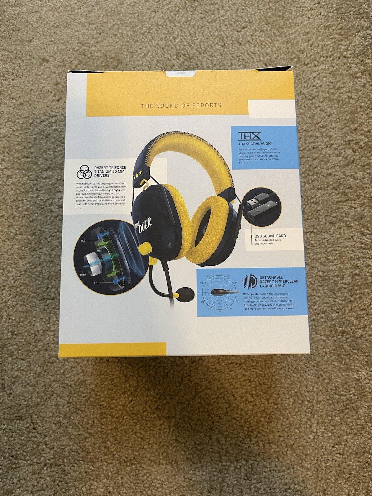 Razer Blackshark V2 + USB Sound Card CouRageJD edition New Take Over