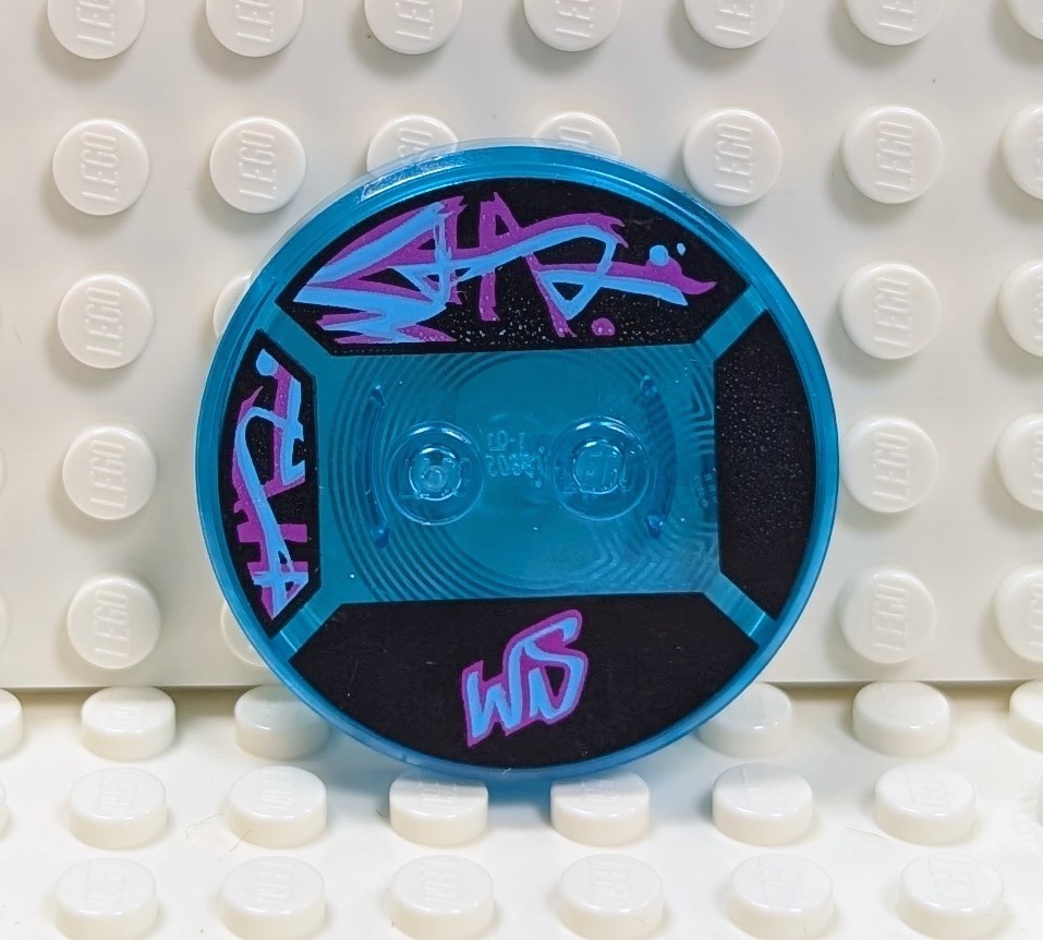 Genuine LEGO Dimensions Wyldstyle NFC Toy tag base (from LEGO set #71200)