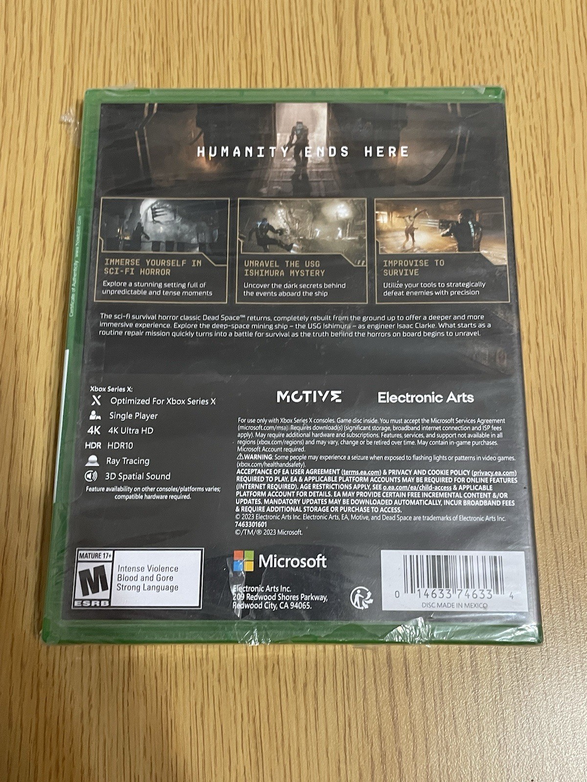 Dead Space (Microsoft Xbox Series X 2022) Brand New