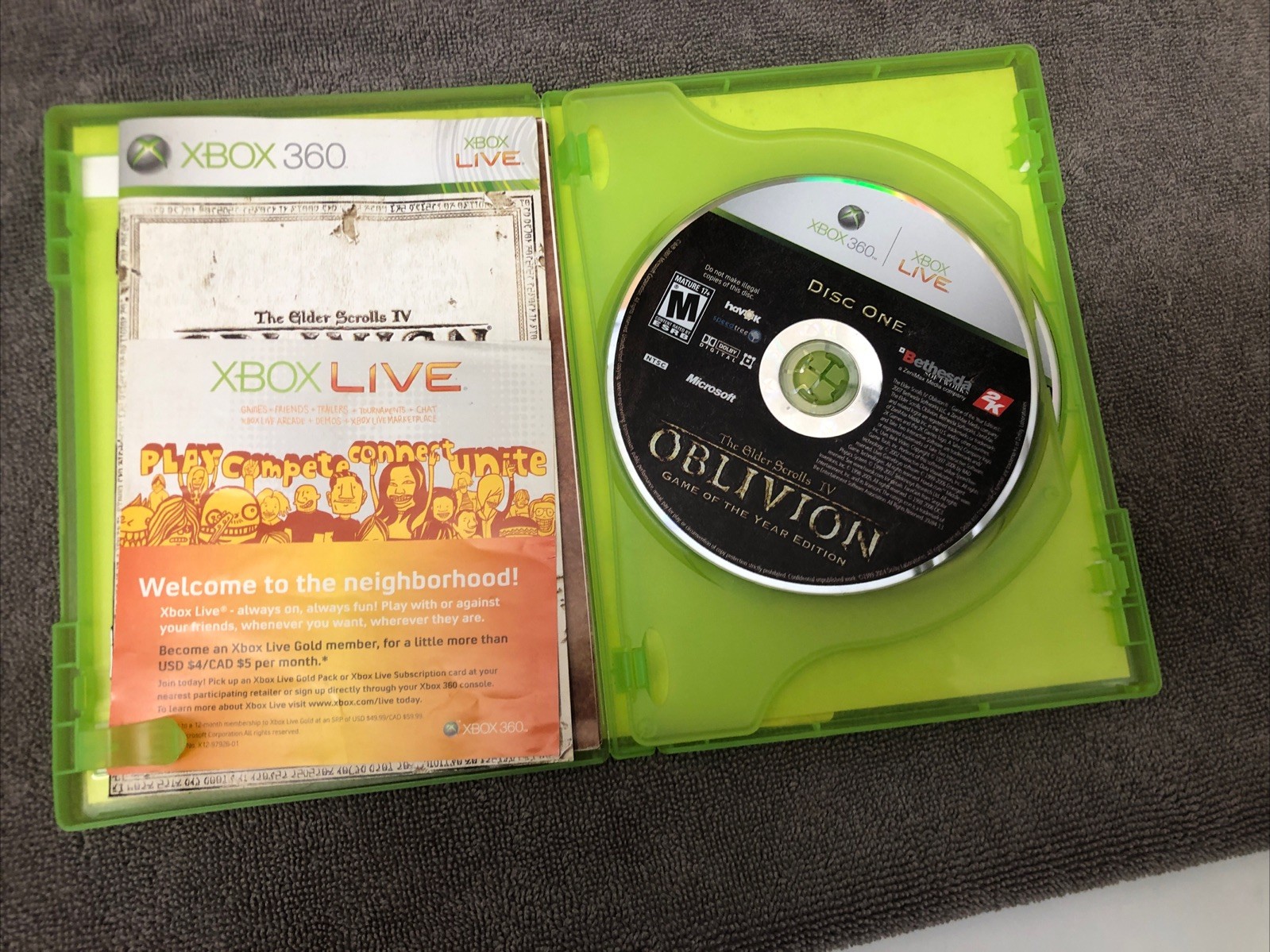 Microsoft Xbox 360 Lot/Bundle of 6 Games (Oblivion, Techno2, Dishonored)