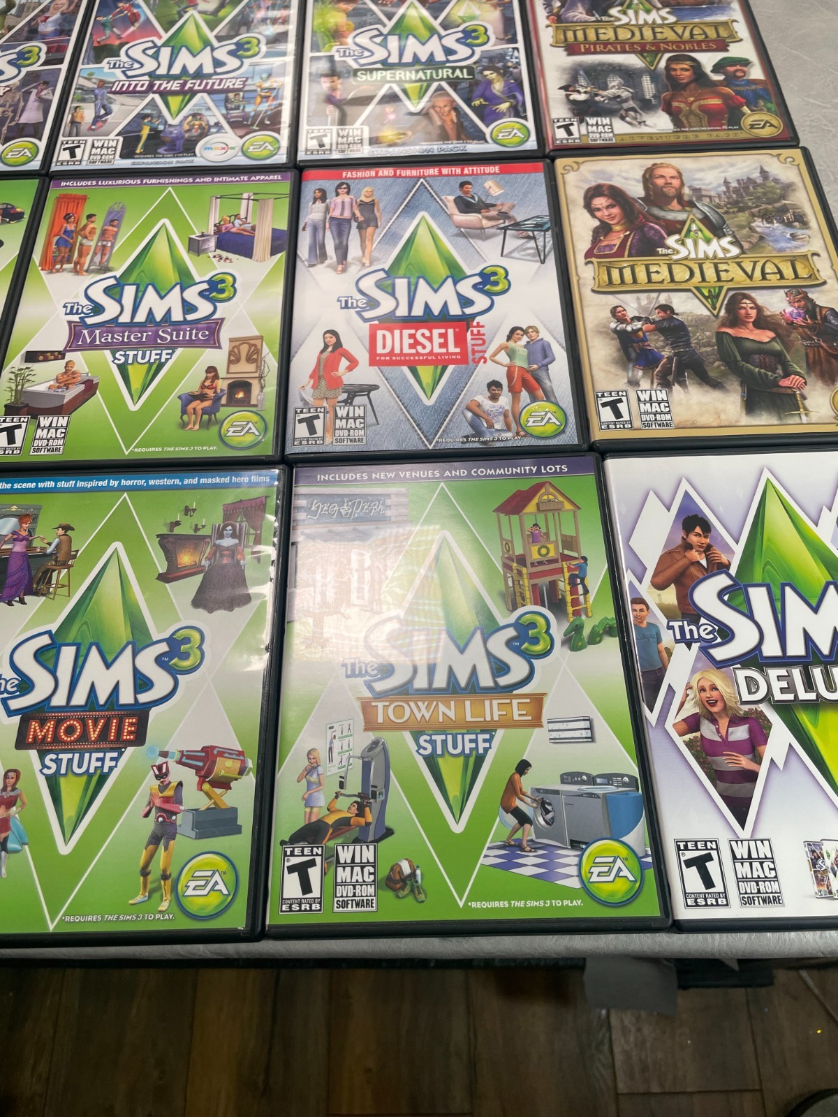 The Sims 3 PC Mac Lot of 22 Expansion Stuff Packs Limited Editions Medieval