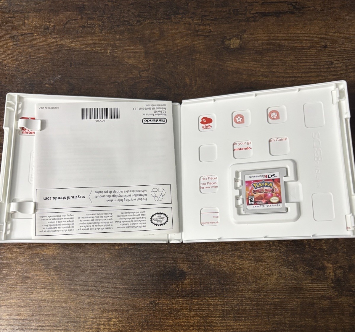 Nintendo Pokémon Omega Ruby 3DS Game CIP Tested Working w/ Case & Manual