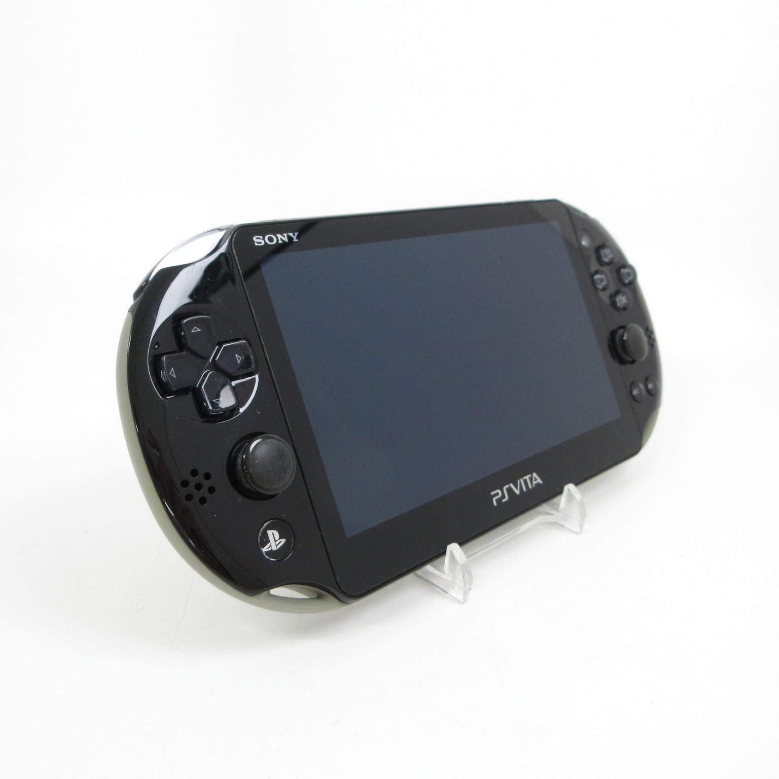 【Very Good】Sony PS Vita PCH-2000 Khaki / Black Wi-Fi Model Console only #DEN2/12