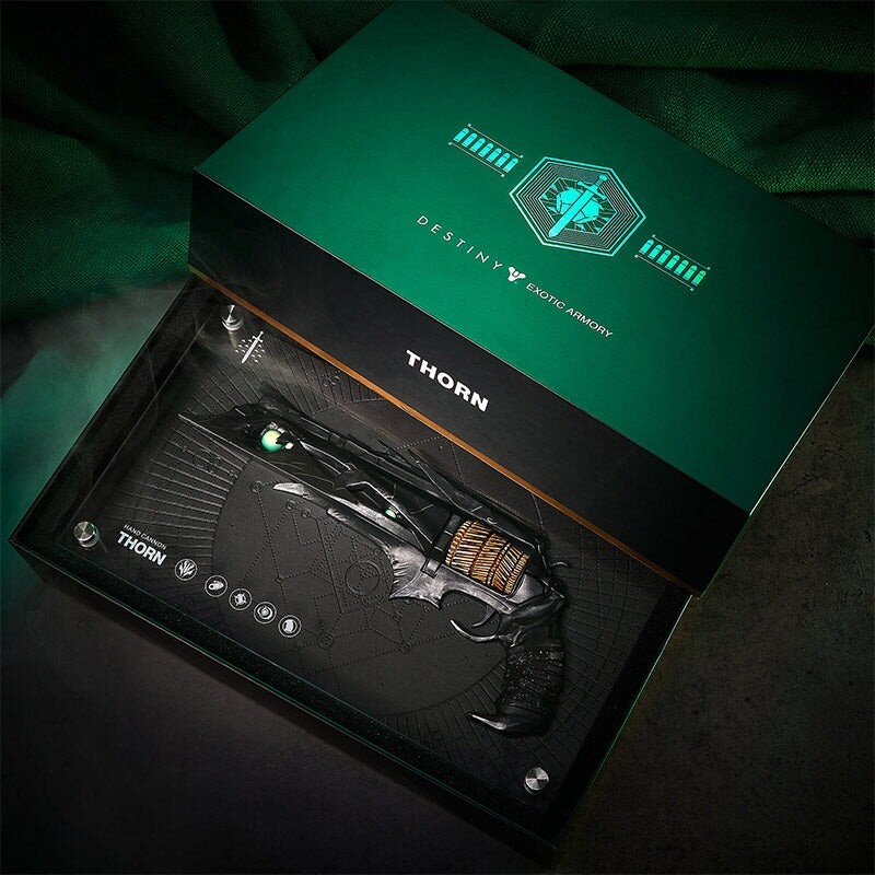 Destiny Exotic Armory Collection ‘ Thorn’ 12” Replica Plaque Replica Weapon