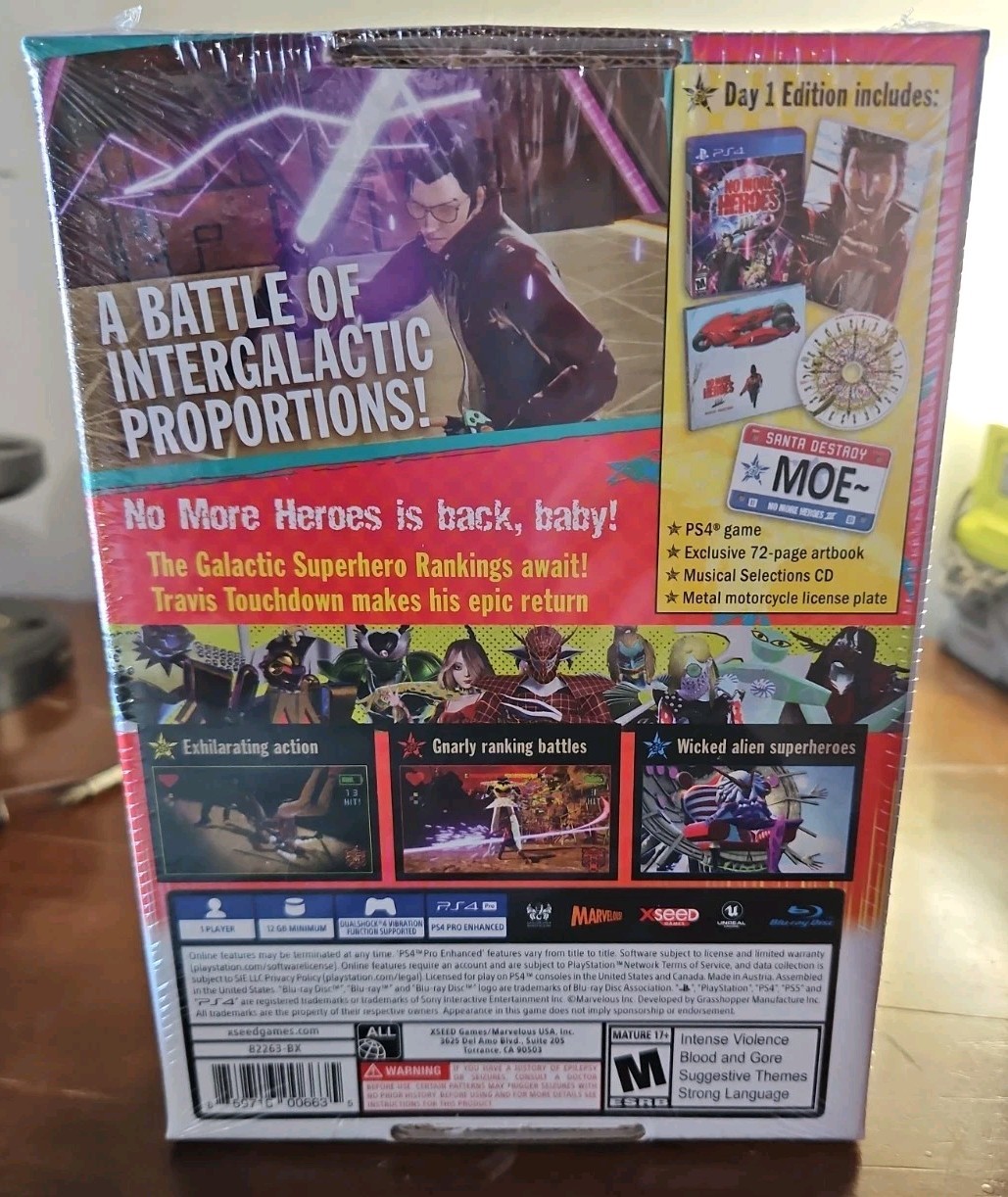 No More Heroes III 3 – Day 1 Edition – PS4 – Brand New | Read Description