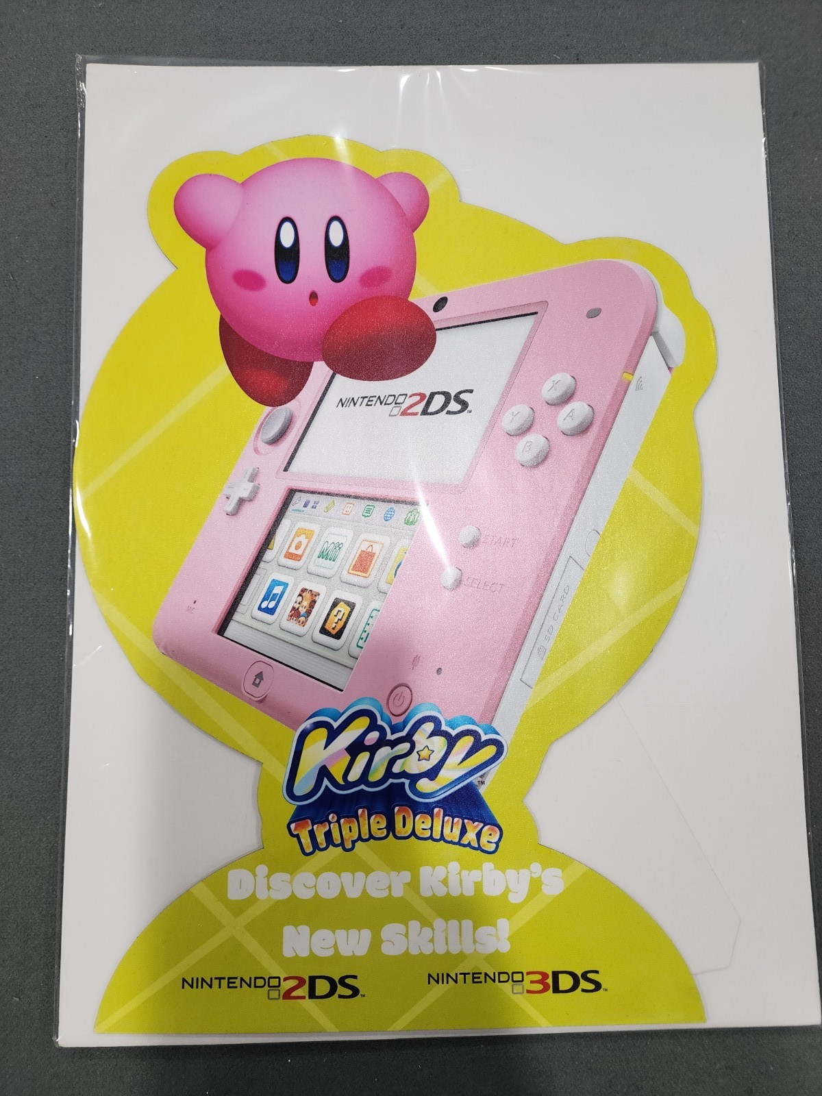Kirby Triple Deluxe Standee Display Countertop NEW
