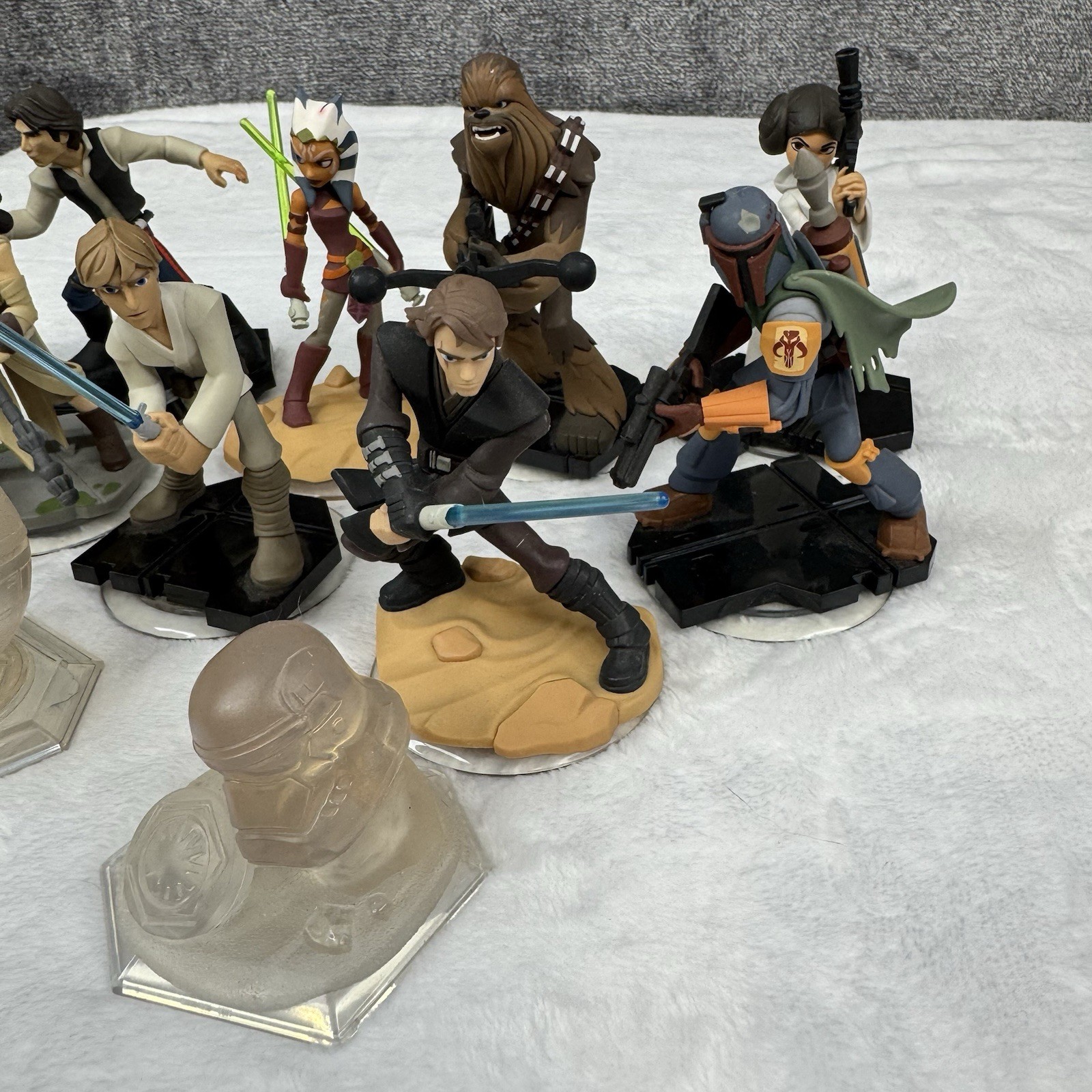 Disney Infinity 3.0: Star Wars Figures Lot Darth Vader, Luke Skywalker,