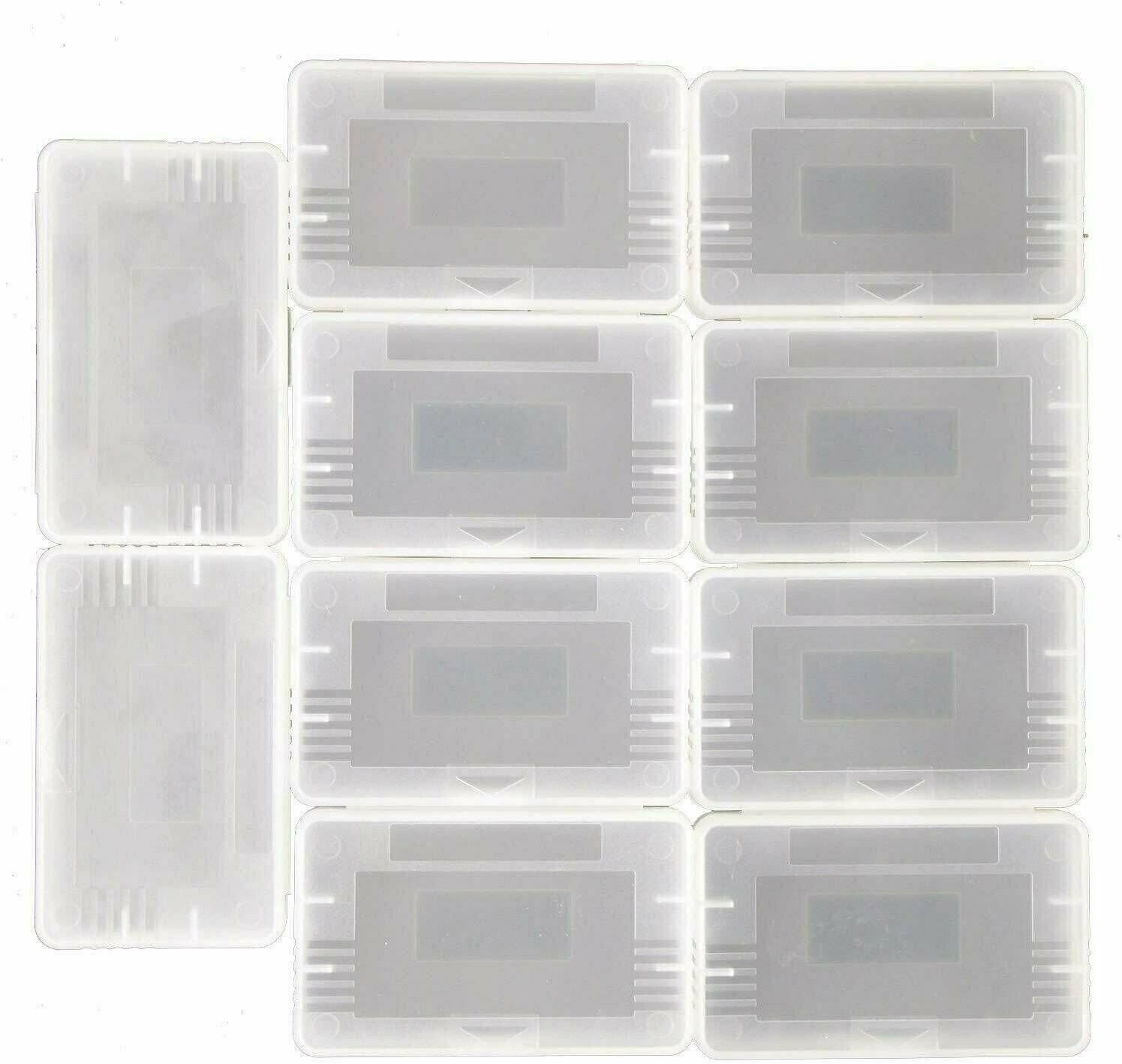 5-100 Lot Clear Cartridge Cases Nintendo Game Boy Advance GBA Games Dust Covers