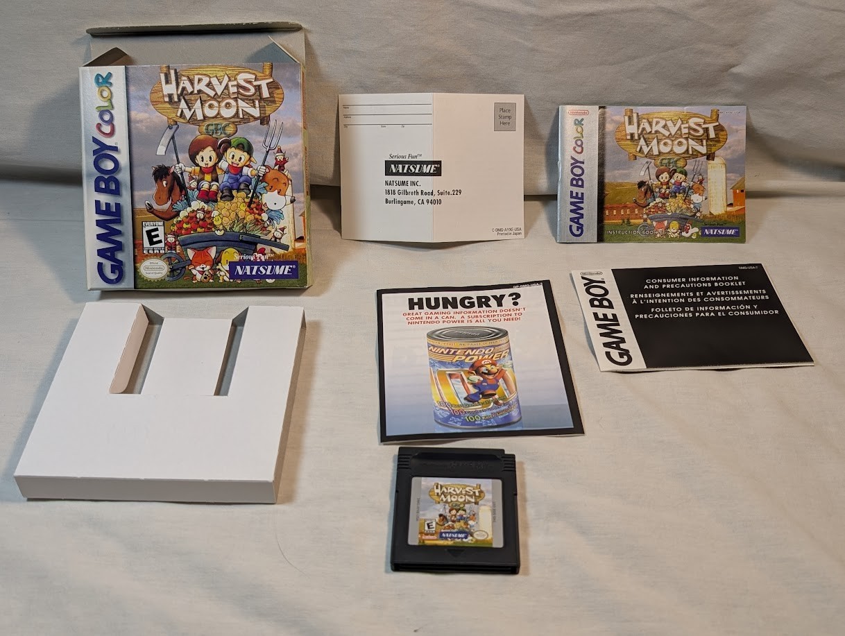 Harvest Moon GBC Game Boy Color CIB Complete w/ Manual – TESTED & SAVES