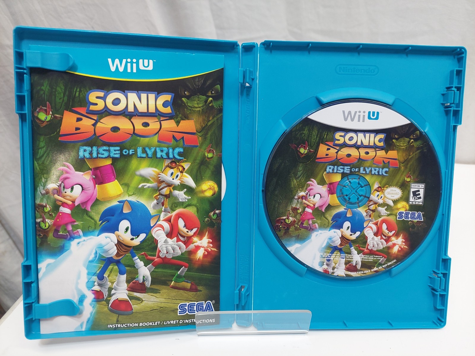 Sega Sonic Boom: Rise Of Lyric Nintendo Wii U Complete Tested CIB VG Disc