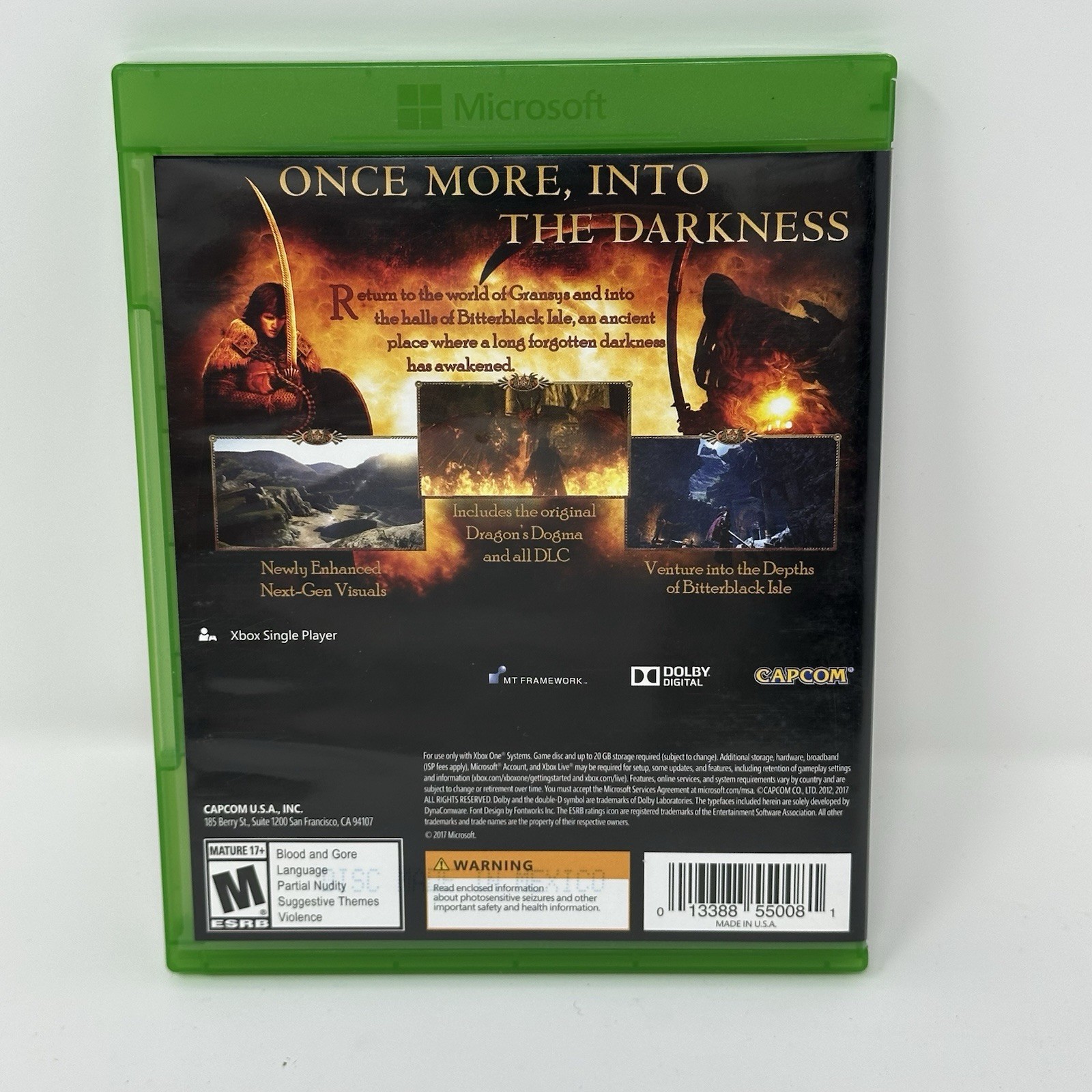 Dragon’s Dogma: Dark Arisen (Microsoft Xbox One, 2017)