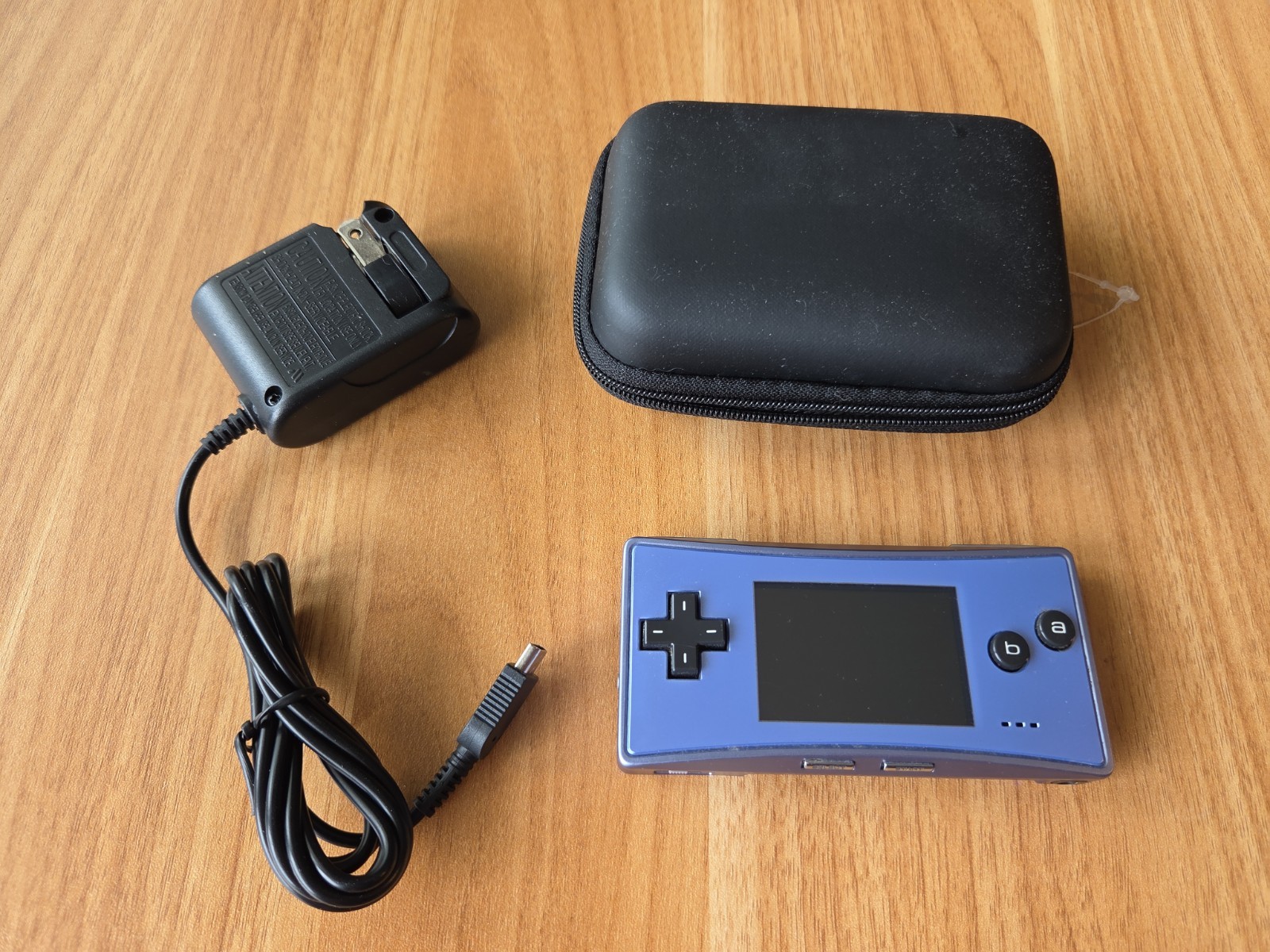 Authentic Blue Nintendo GameBoy Micro Console Great Tested W/ Charger