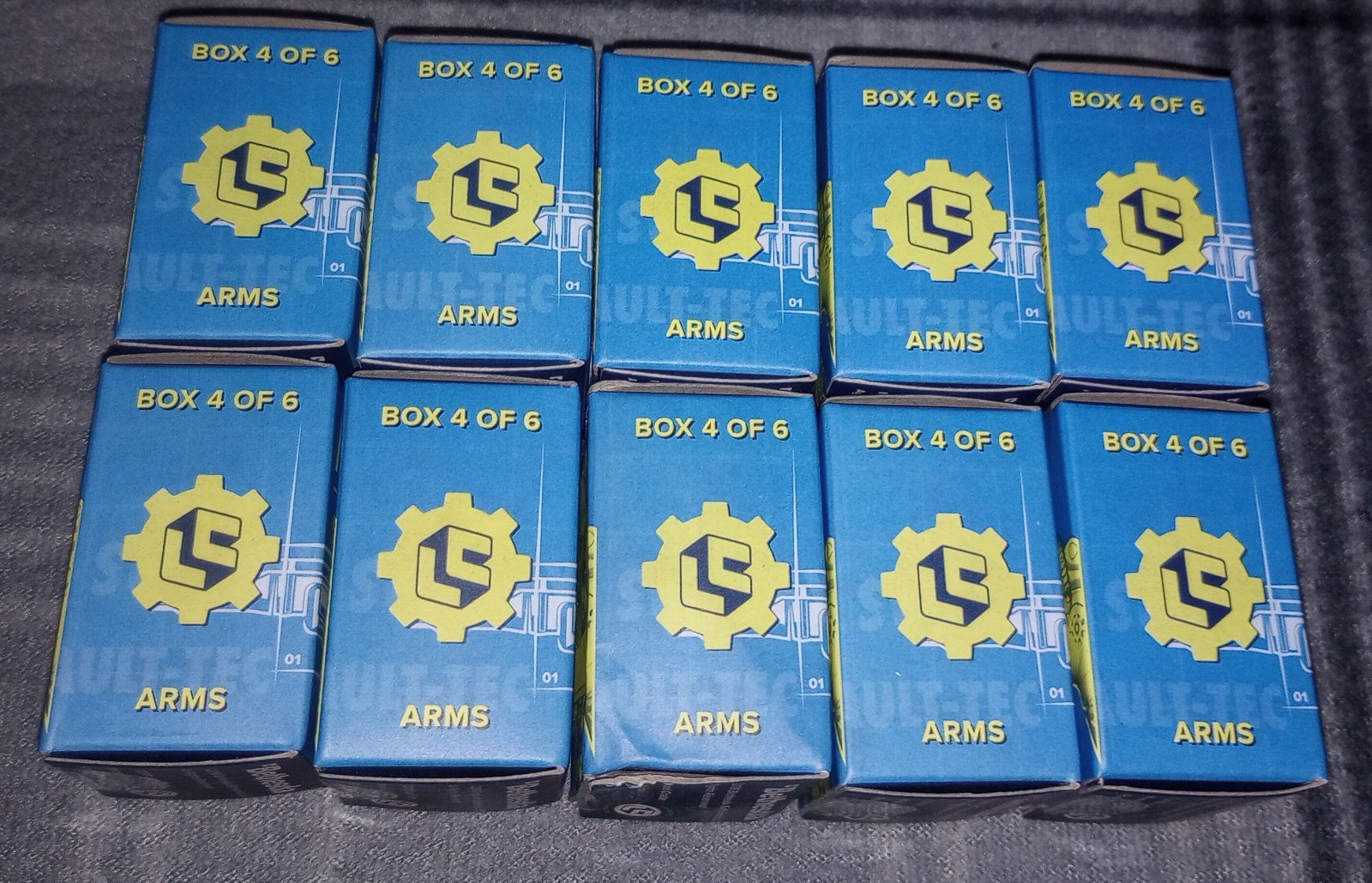Lot Of 10 Fallout Loot Crate Screen Shots Build-A-Figure Power Armor Box 4 Of 6