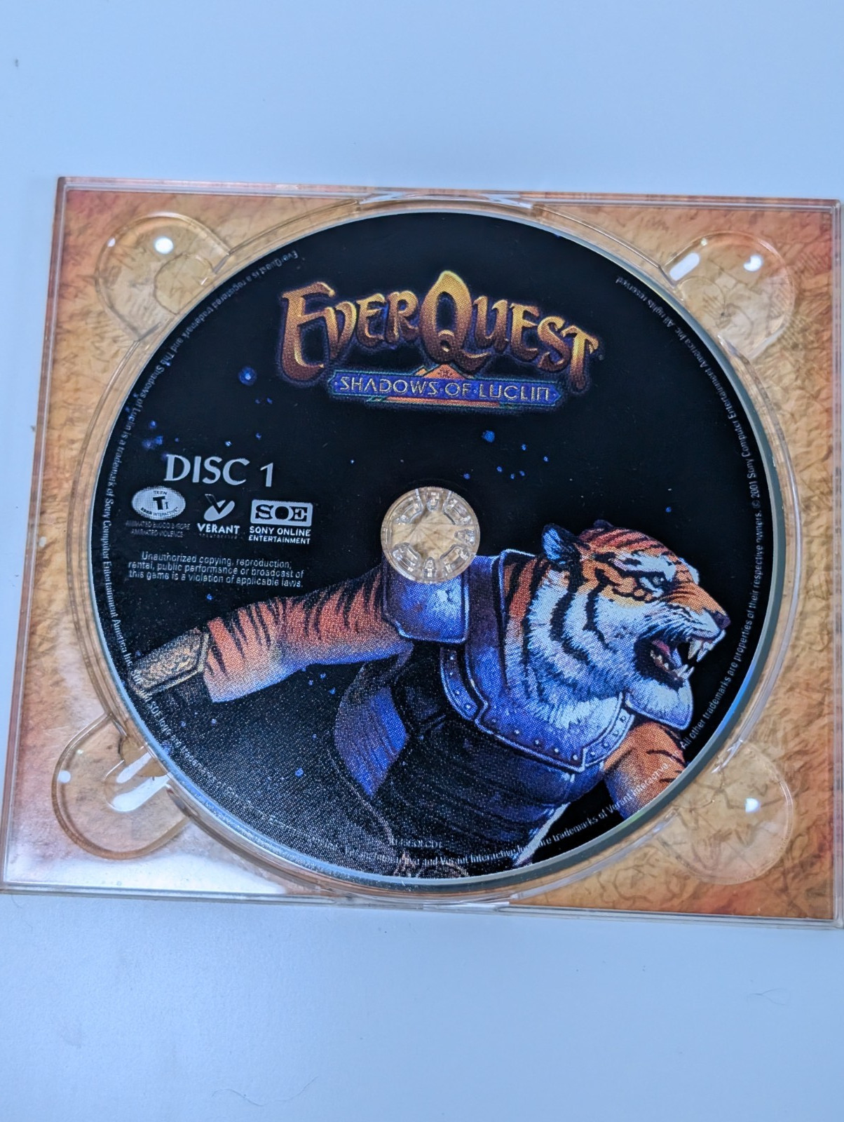 EverQuest: Shadows of Luclin (PC, 2001) Tested Working w/ Holder, 3 Discs