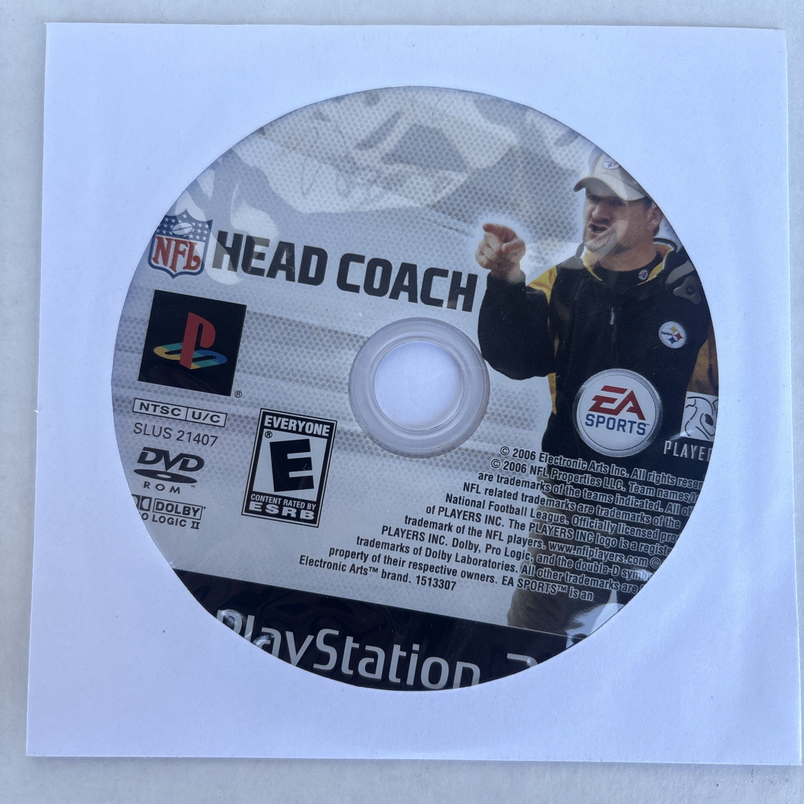 NFL Head Coach PlayStation 2 PS2 DISC ONLY NO TRACKING *Tested*