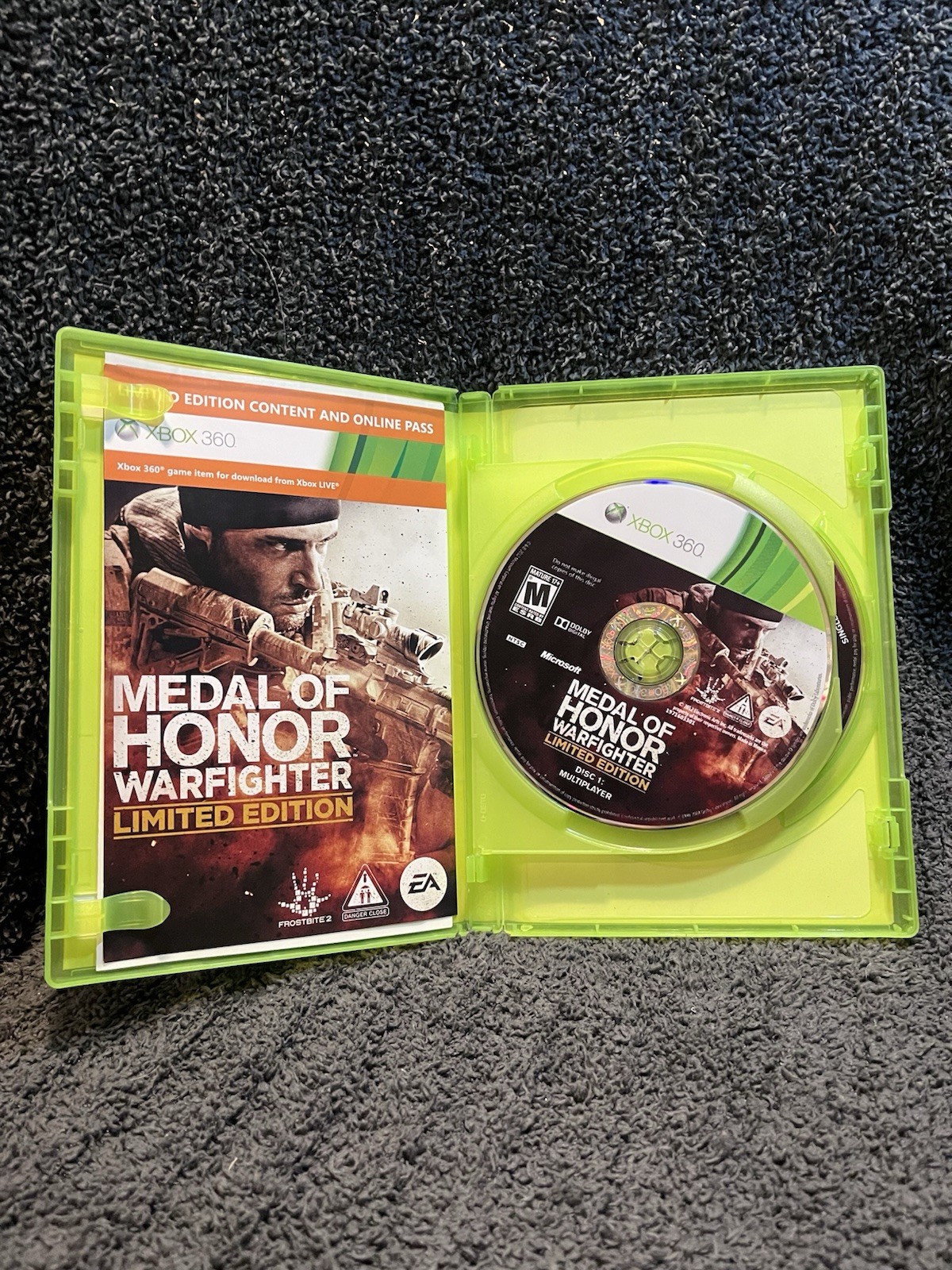 Medal of Honor: Warfighter Limited Edition (Xbox 360, 2012) Complete Tested