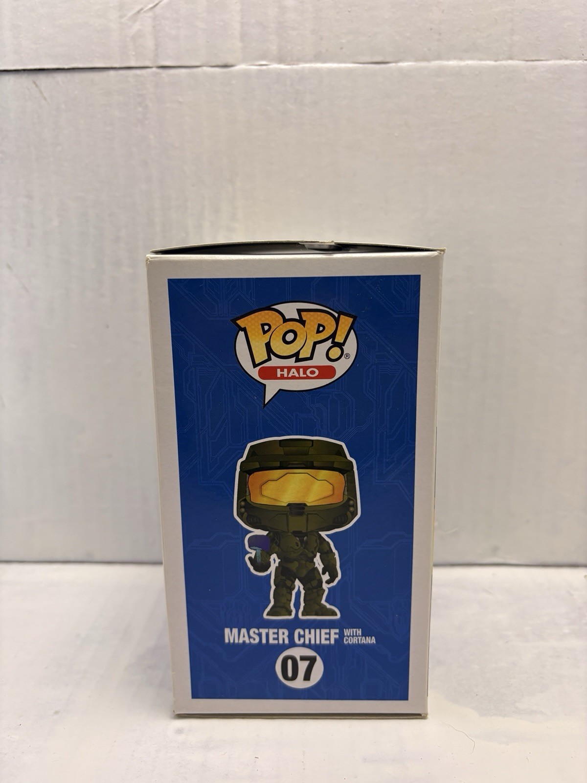 Rare Funko Pop! Halo Master Chief with Cortana Vinyl Figure #07 Boxed 2018