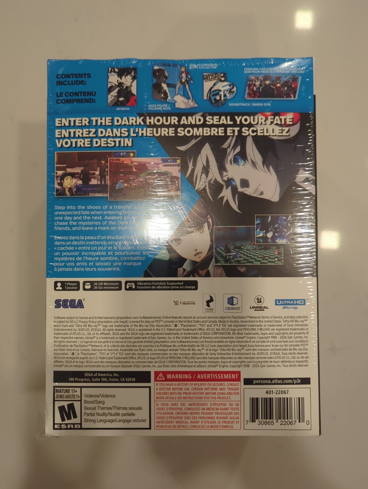 Persona 3 Reload Collector’s Edition – PlayStation 5 PS5 – BRAND NEW IN HAND