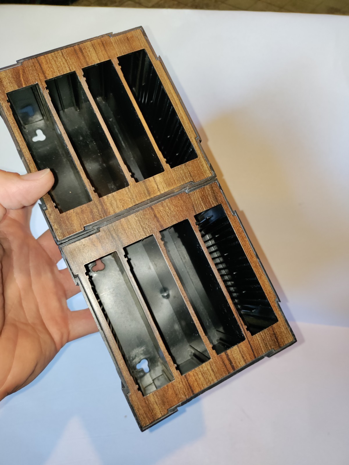 Vintage Musicmate Modular Tape Organizer Storage 8-Track & Cassette Case, 8 Slot
