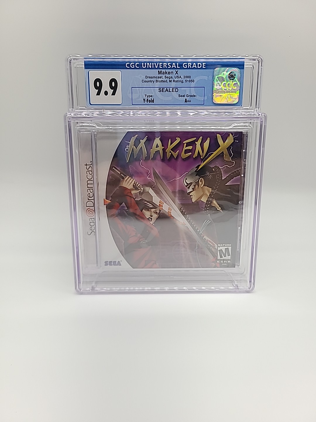 Maken X CGC 9.9 A++ Sega Dreamcast Graded Sealed Not WATA, VGA, PSA
