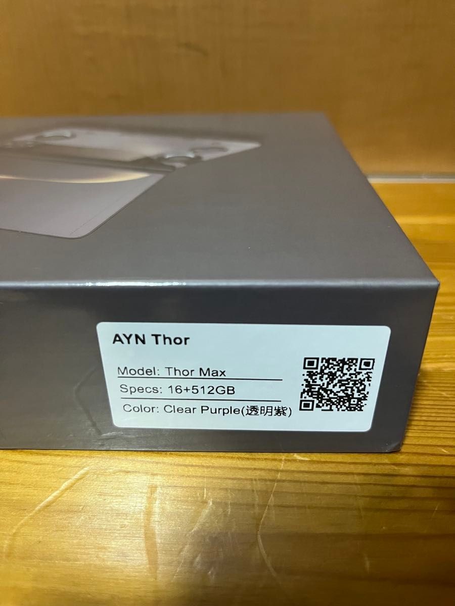AYN Thor MAX 16GB 512GB Clear Purple New Android Handheld Gaming Console Japan
