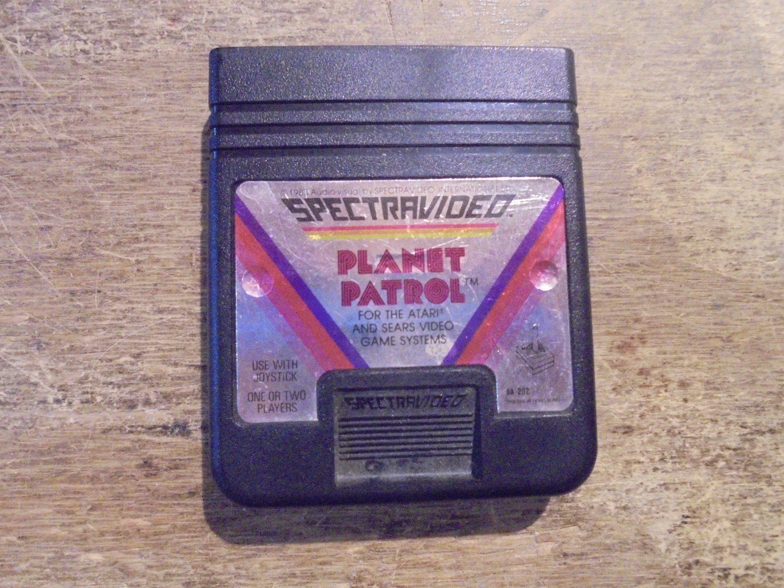 ATARI 2600 GAME CARTRIDGE SPECTRAVISION PLANET PATROL Tested