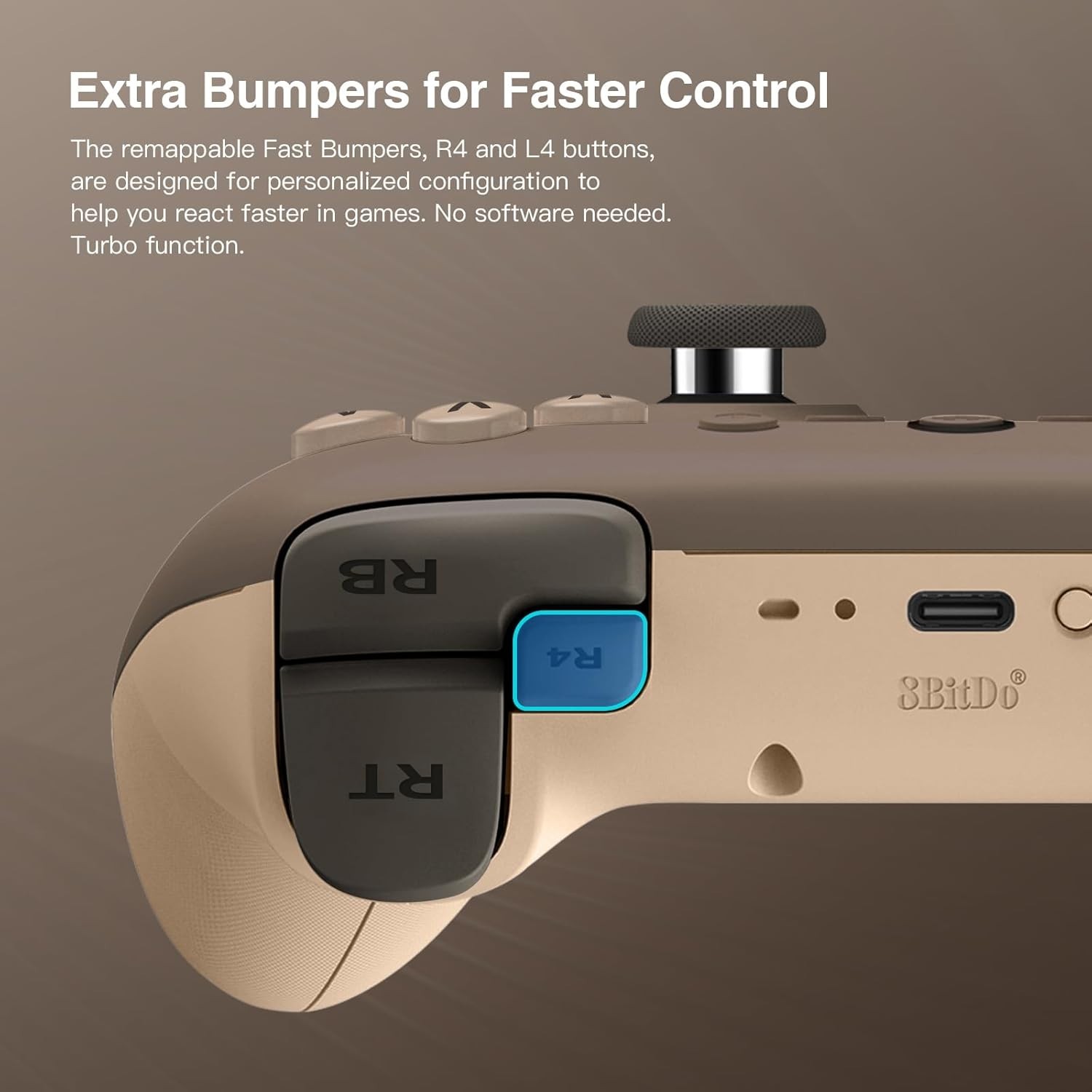 Bluetooth Game Controller for Android Windows with 12 Buttons and Custom Config