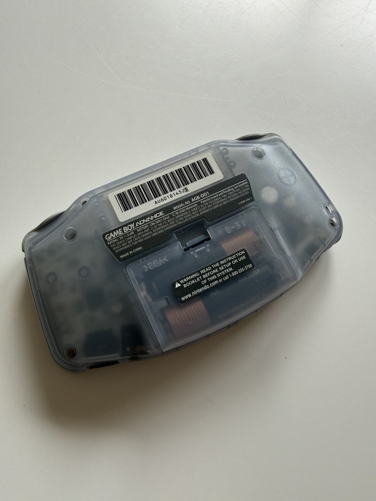 Nintendo Gameboy Advance Glacier with Harvest Moon