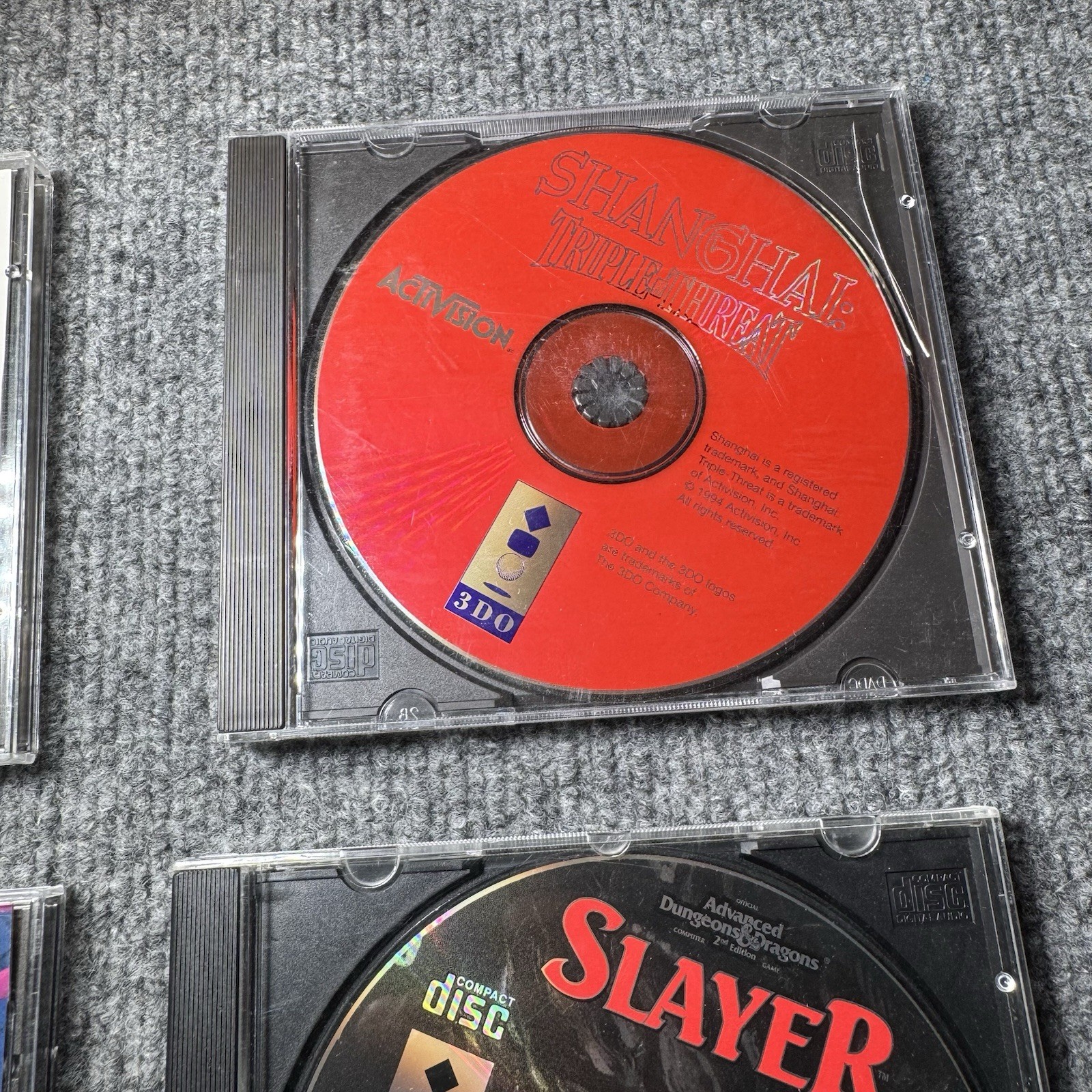 Panasonic 3DO Action Pak Dragon’s Lair, AD&D Slayer, GEXW/ Manuals * Nice Shape