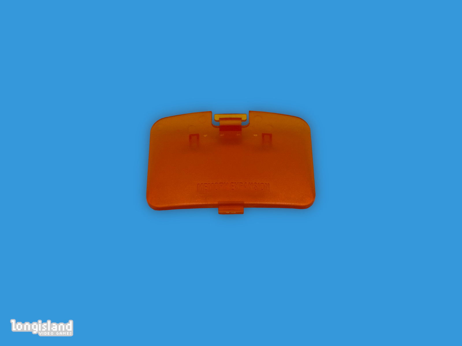 Nintendo 64 Brand NEW FIRE Orange N64 Jumper Pak Cover Memory Expansion Pack Lid