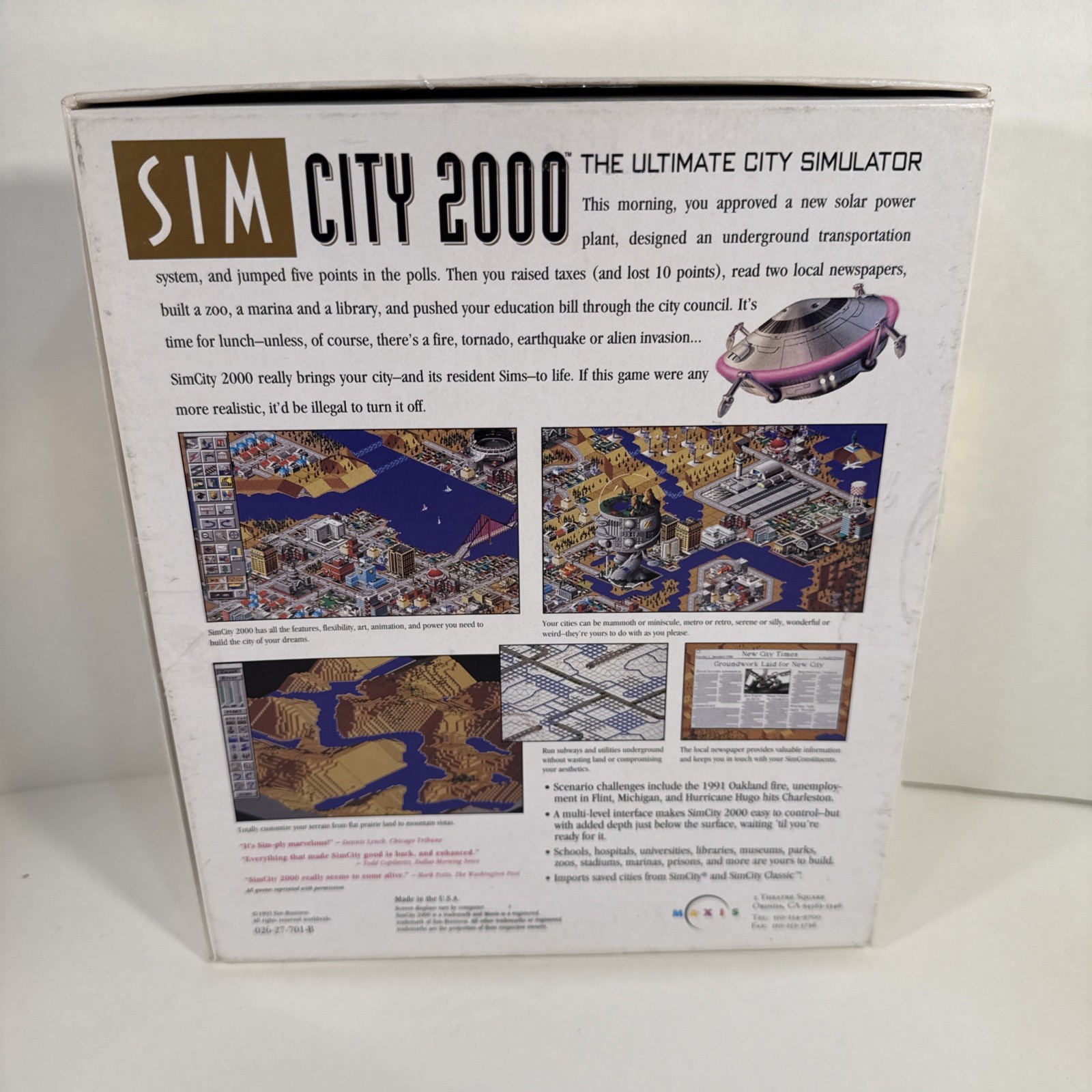 SimCity 2000 DOS (PC, 1993)