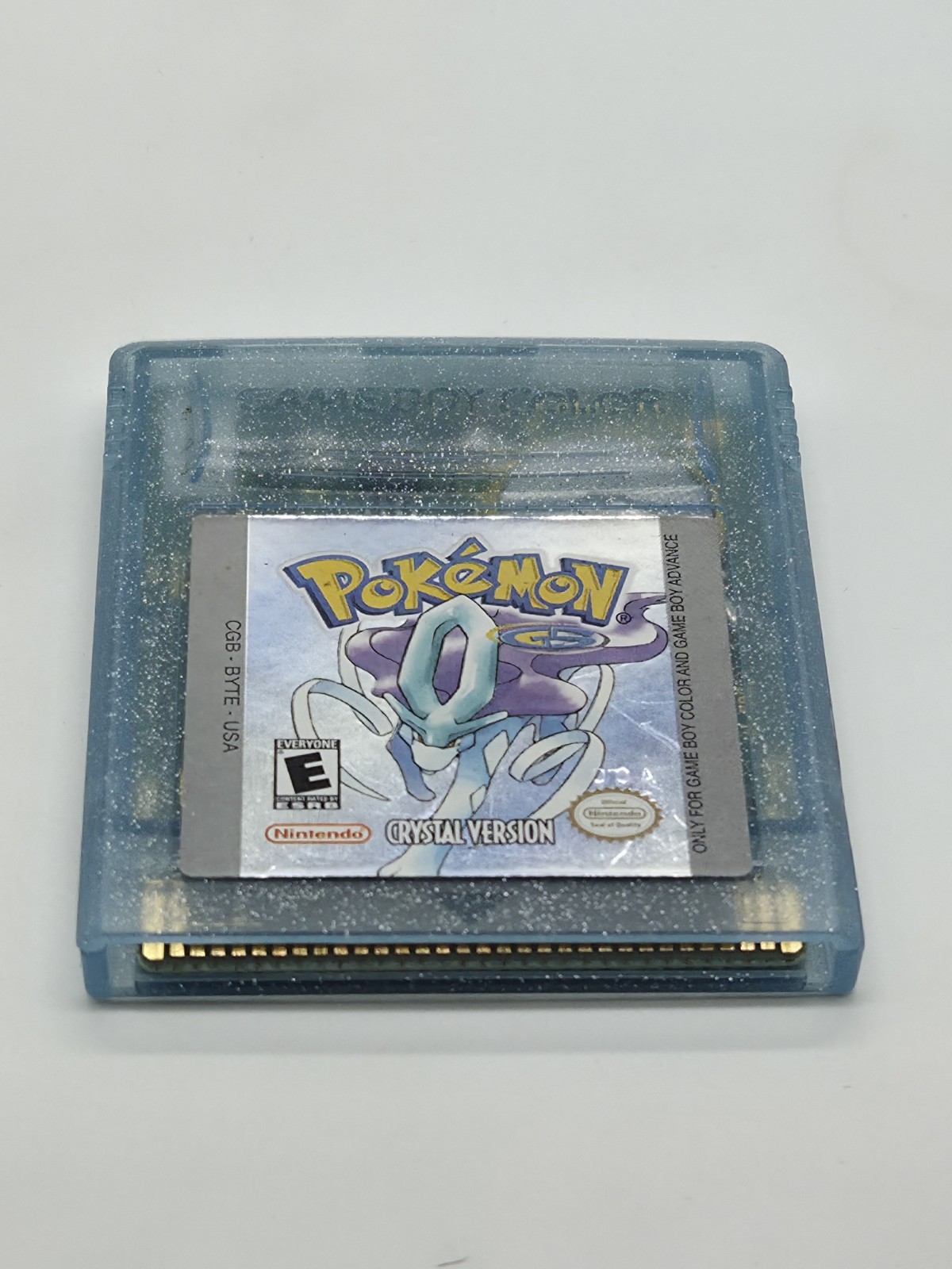 Pokemon Crystal Version (Game Boy Color) Authentic TESTED with protective case