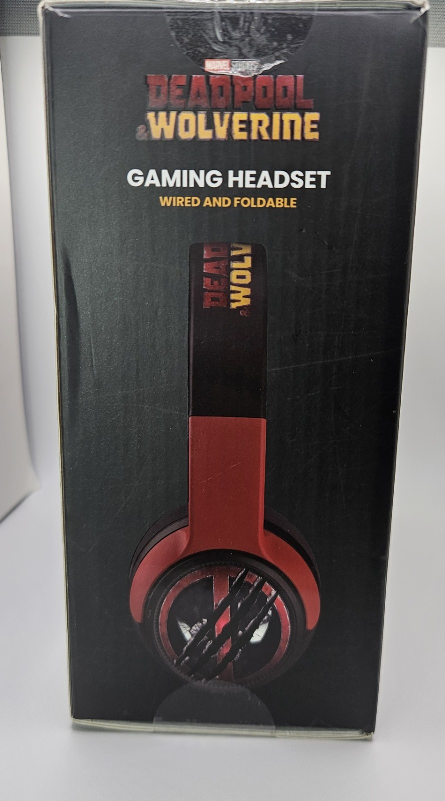 Marvel Deadpool And Wolverine Gaming Headset Wired And Foldable 3.5 Mm Jack