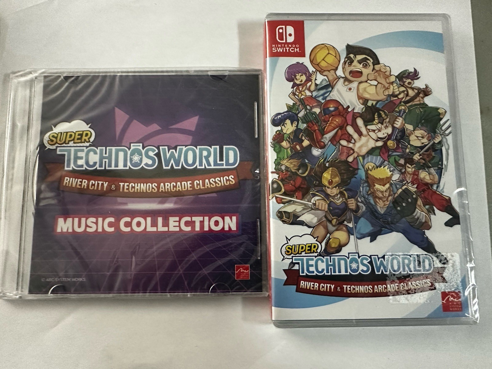 Super Technos World River City & Technos Arcade Classics W/soundtrack NEW