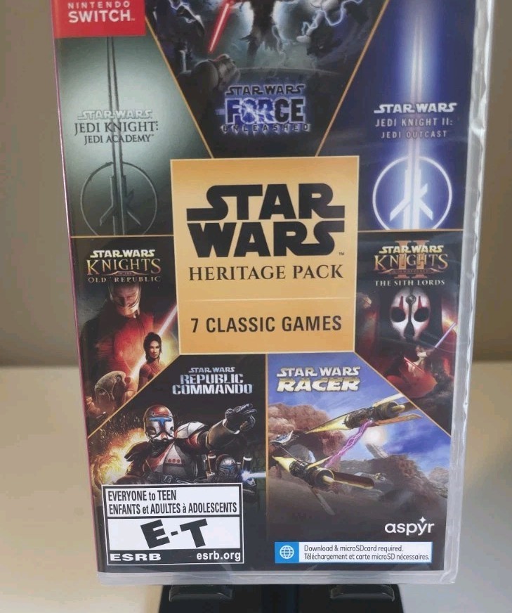 Star Wars Heritage Pack – (Nintendo Switch, 2023) New Factory Sealed 7 in 1