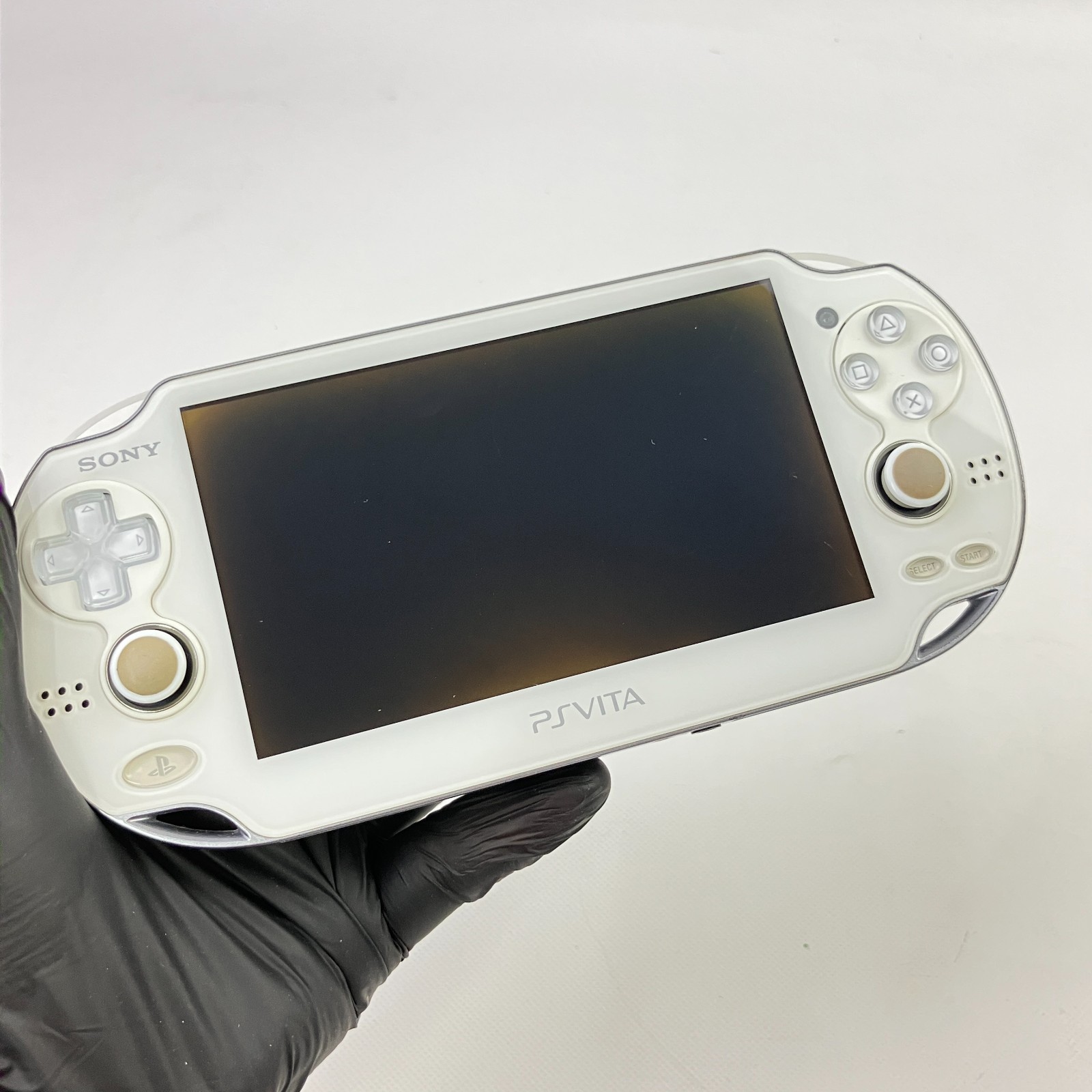 Refurbished PS Vita PCH-1000 Sony PlayStation Crystal White Console Only Works 4