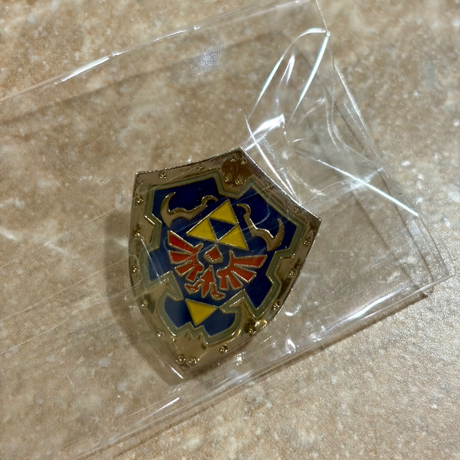 The Legend of Zelda Shield Pin Badge Collection Set of 6 Capsule Toy Japan New