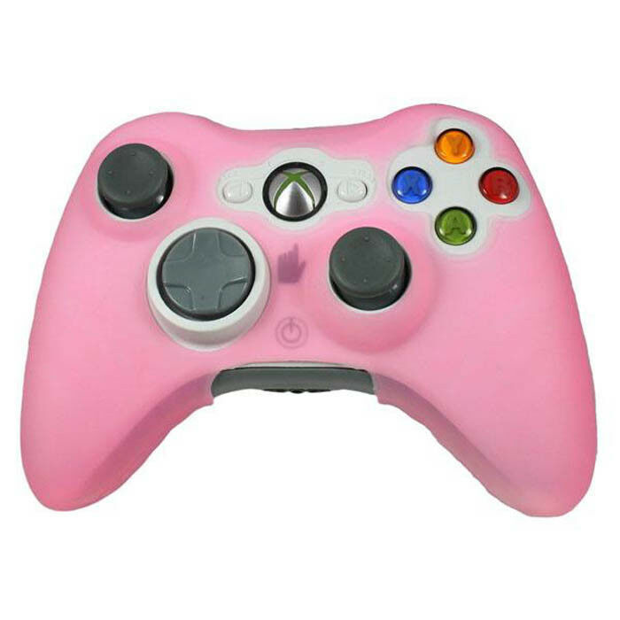 4 X Rubber Skin Silicone Gel Protective Cover For Microsoft Xbox 360 Controller