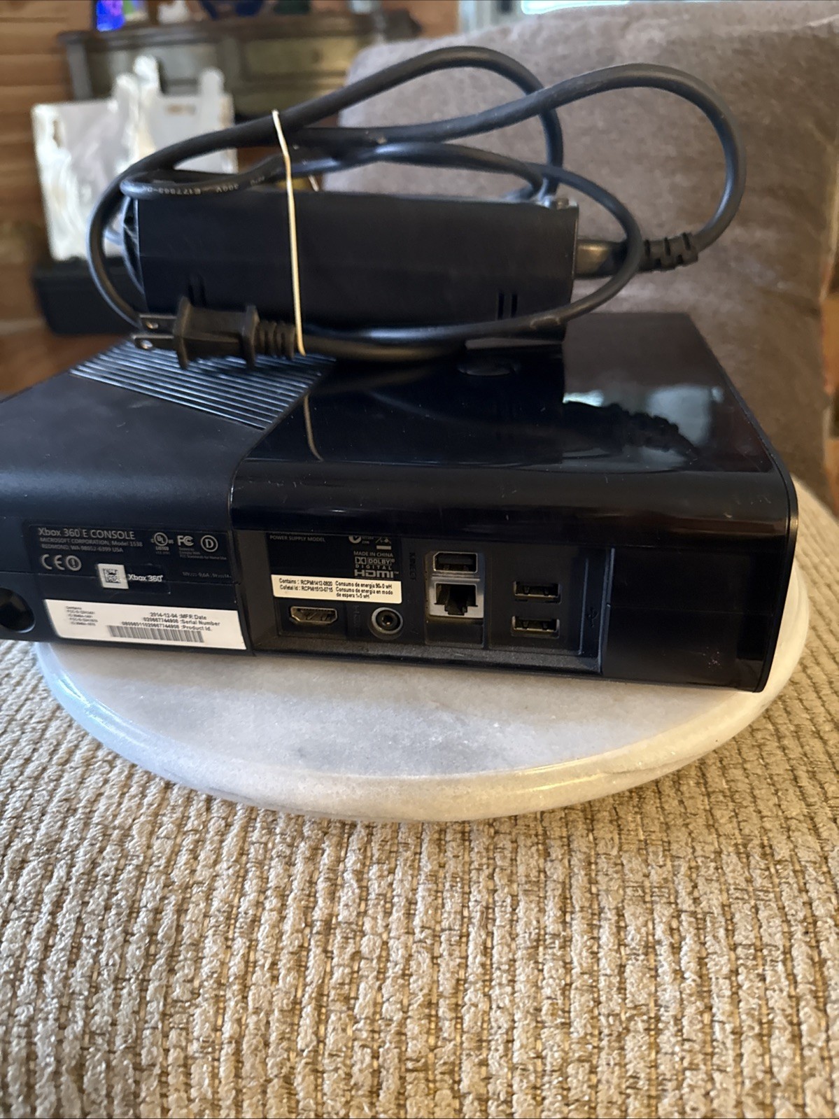 Xbox 360 E (Model 1538) Console Power Checked Only