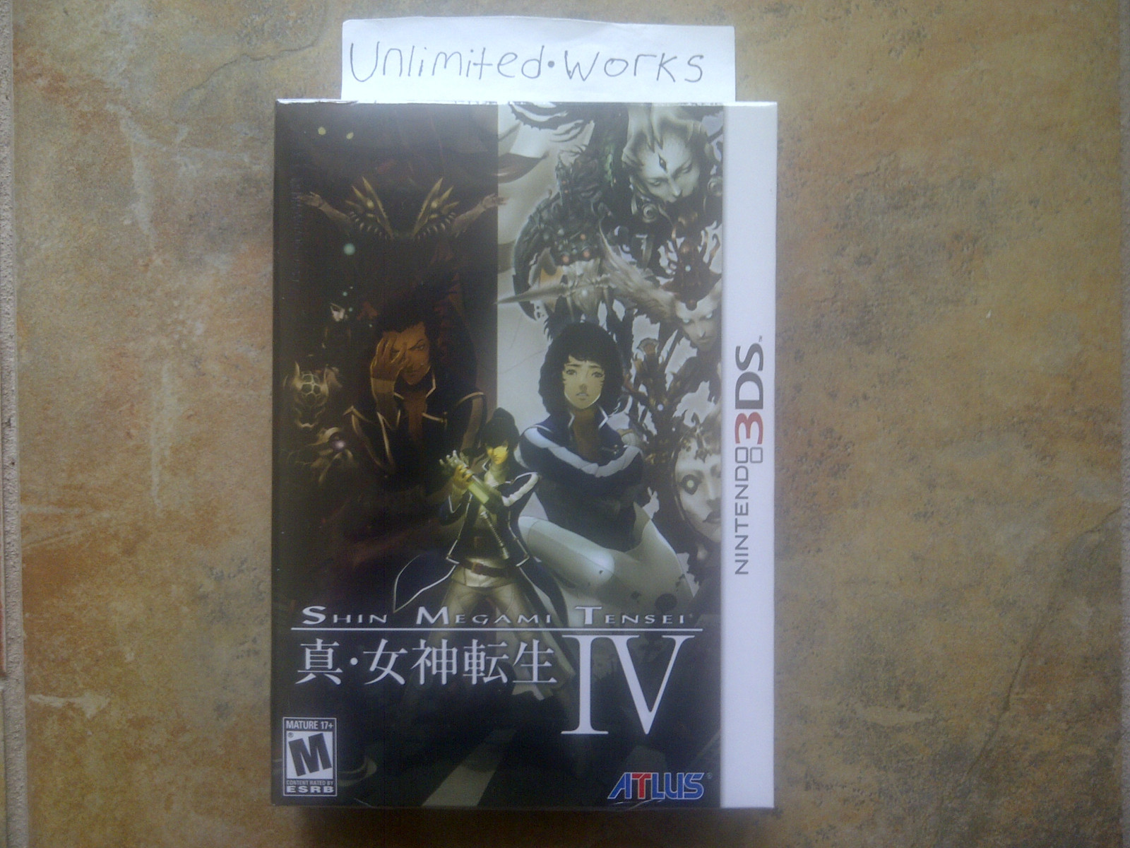 Shin Megami Tensei IV 4 Limited Collector’s Edition Box Set Nintendo 3DS New