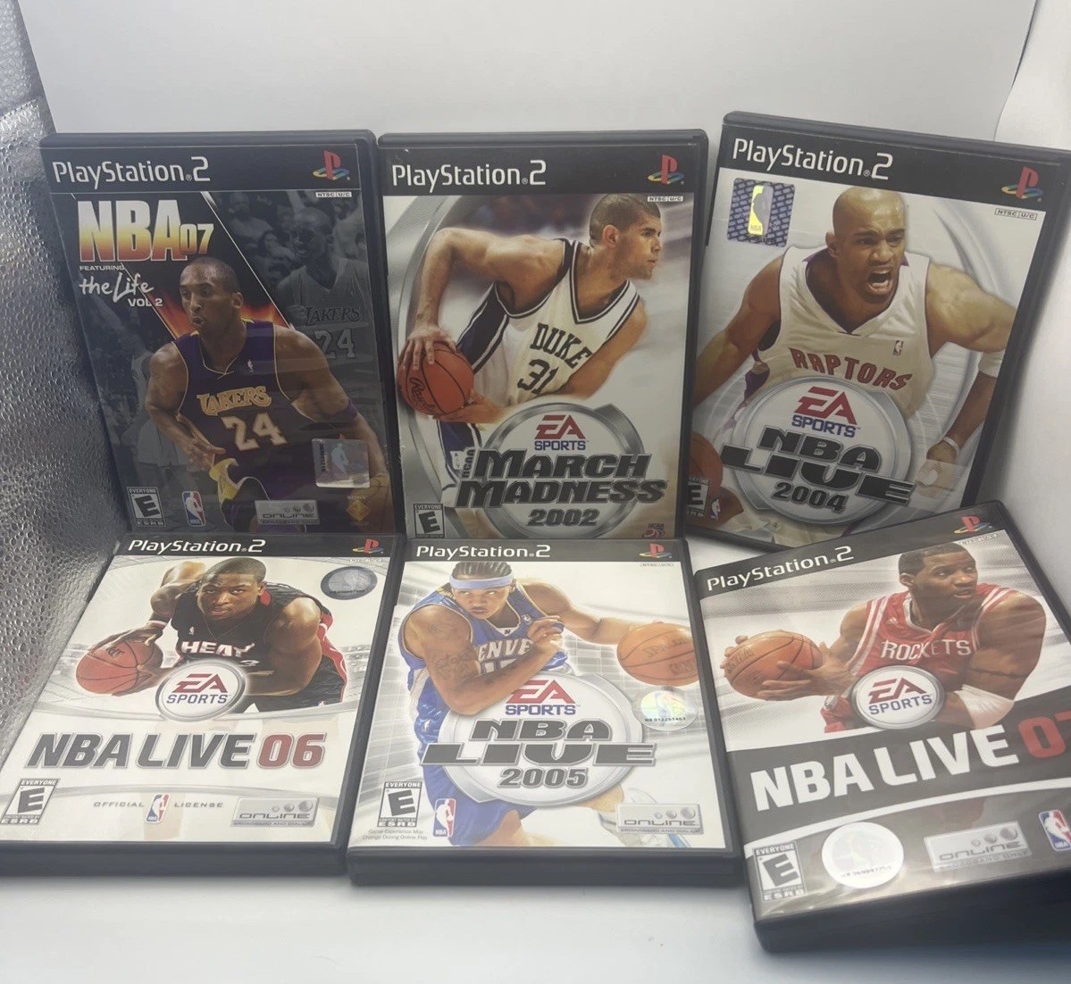 Basketball Games Lot of 6 NBA Live NCAA March Madness The Life Playstation 2 PS2