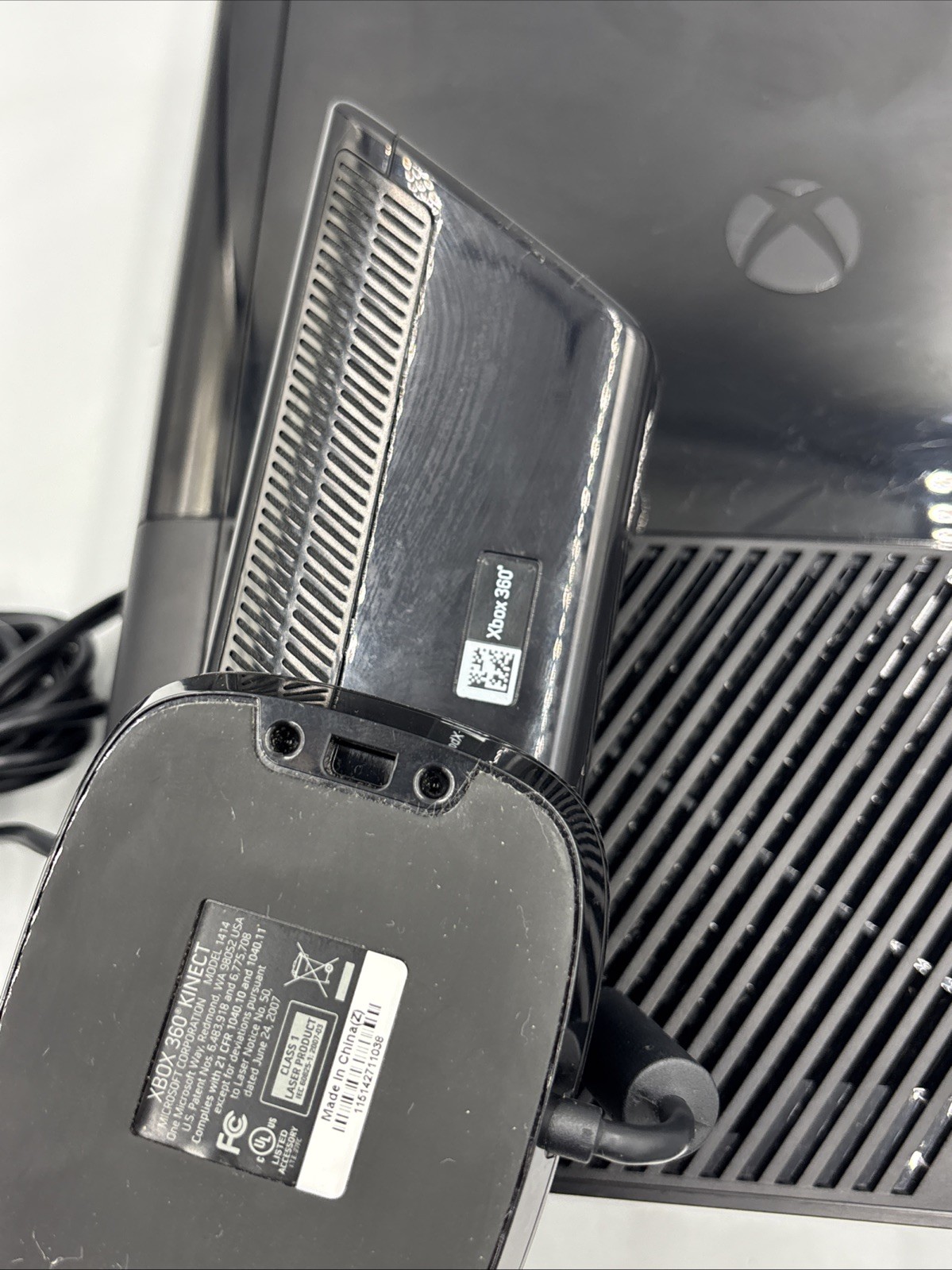 Xbox 360 E Model 1538 Console Bundle – New Power Supply Tested & Working Very Go