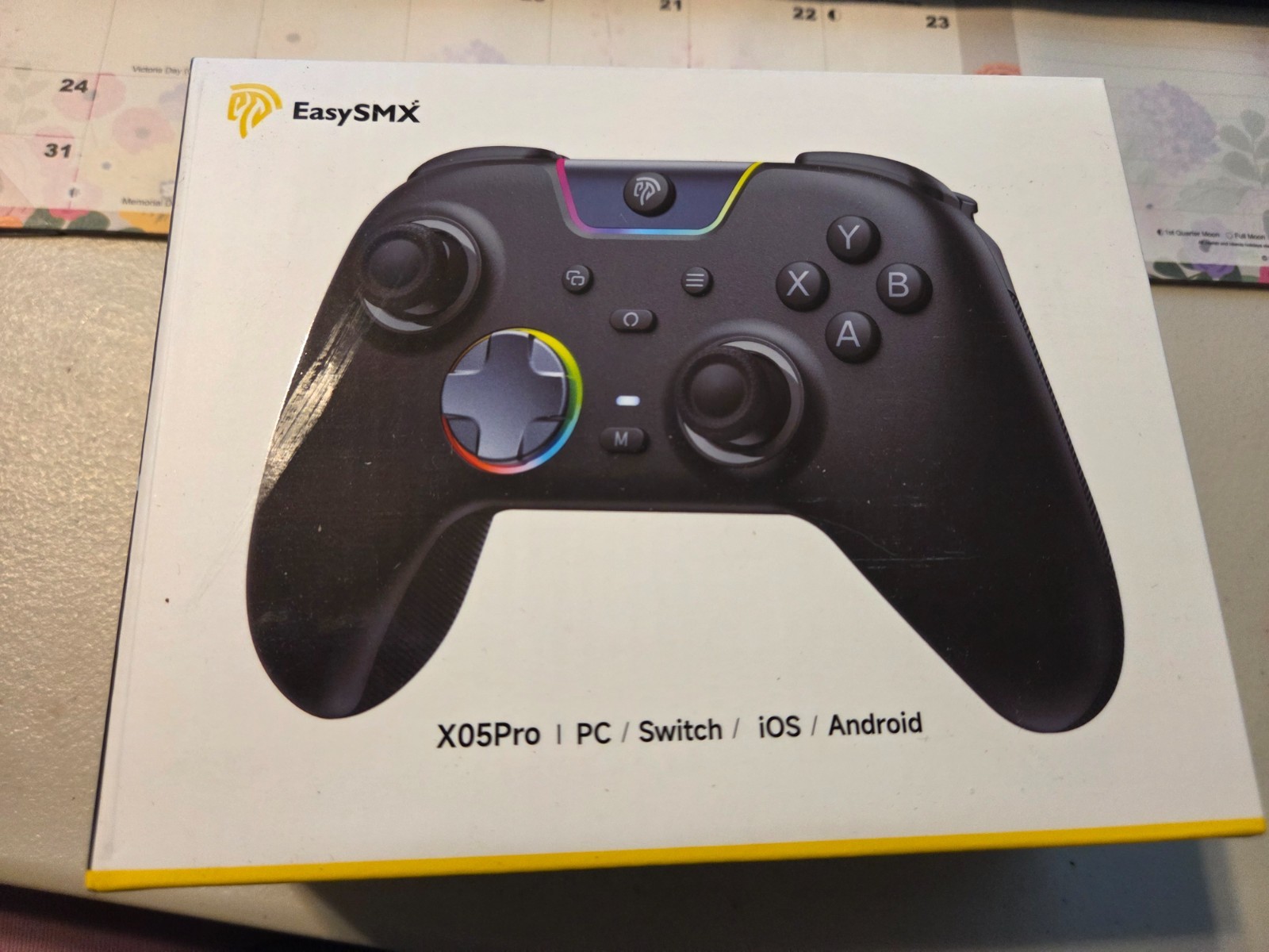 NEW EasySMX X05Pro Wireless Controller – PC/Switch/iOS/Android – Quiet Button
