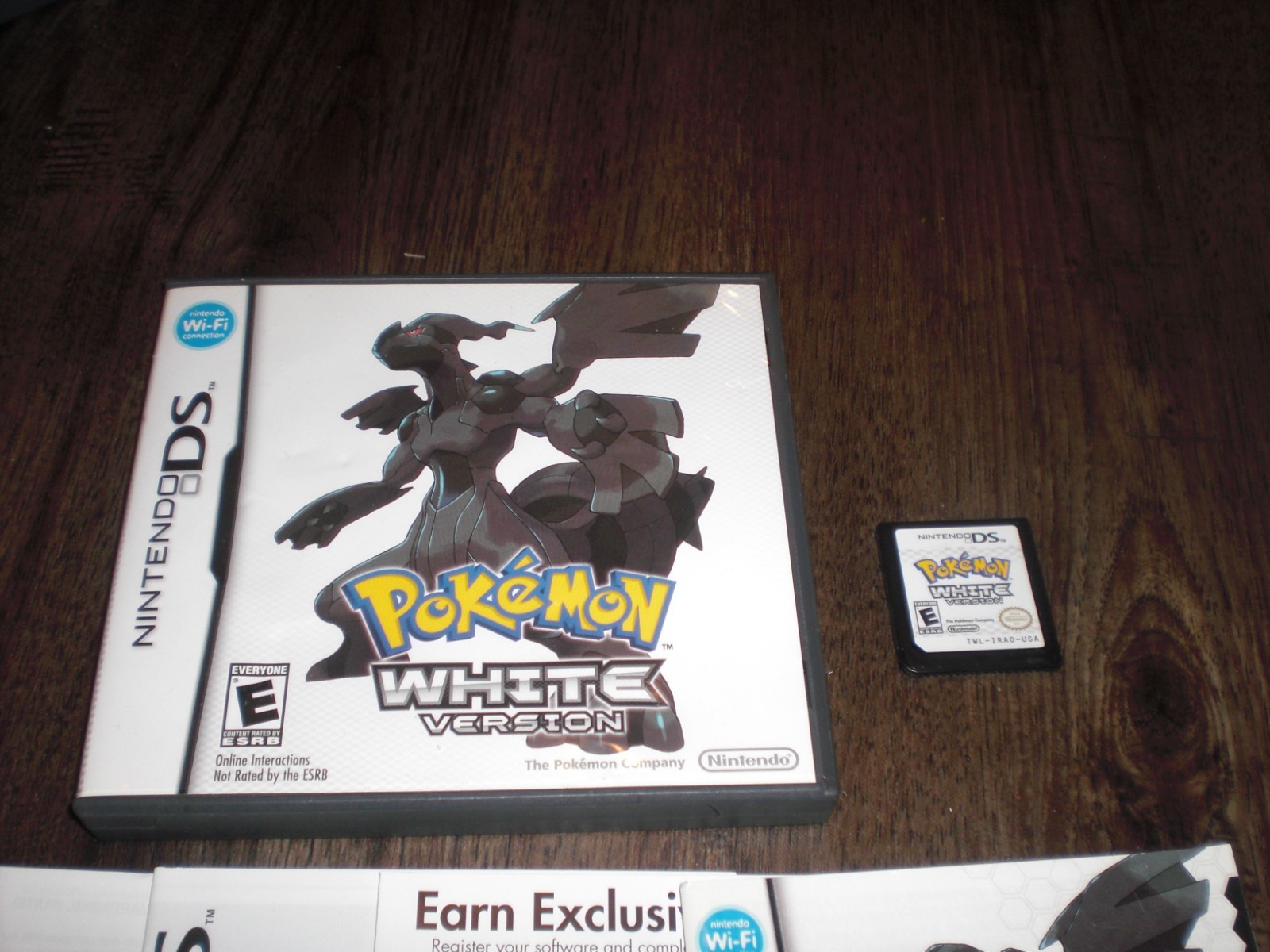 Pokemon White Version 1 AUTHENTIC GENUINE Nintendo DS 3DS XL COMPLETE CIB 3